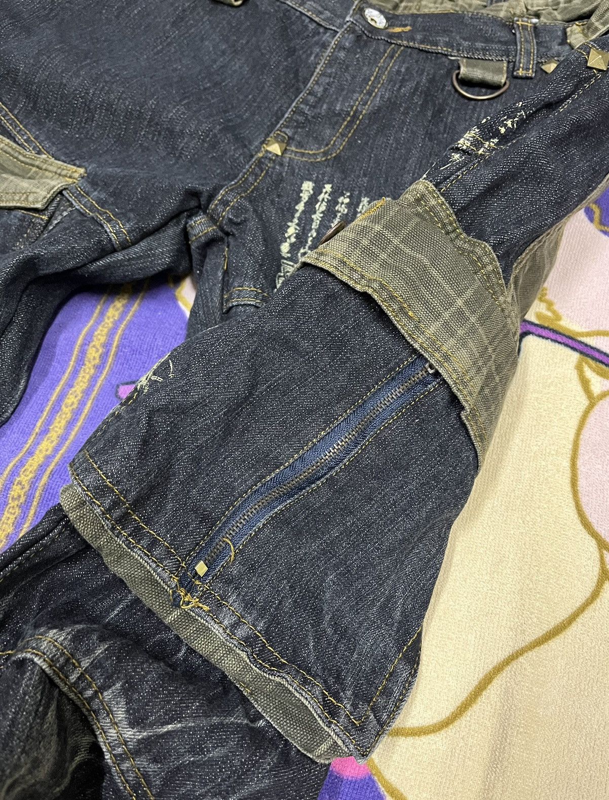Japanese Brand TECHNO Pants Rare Design Size US 34 / EU 50 - 9 Thumbnail