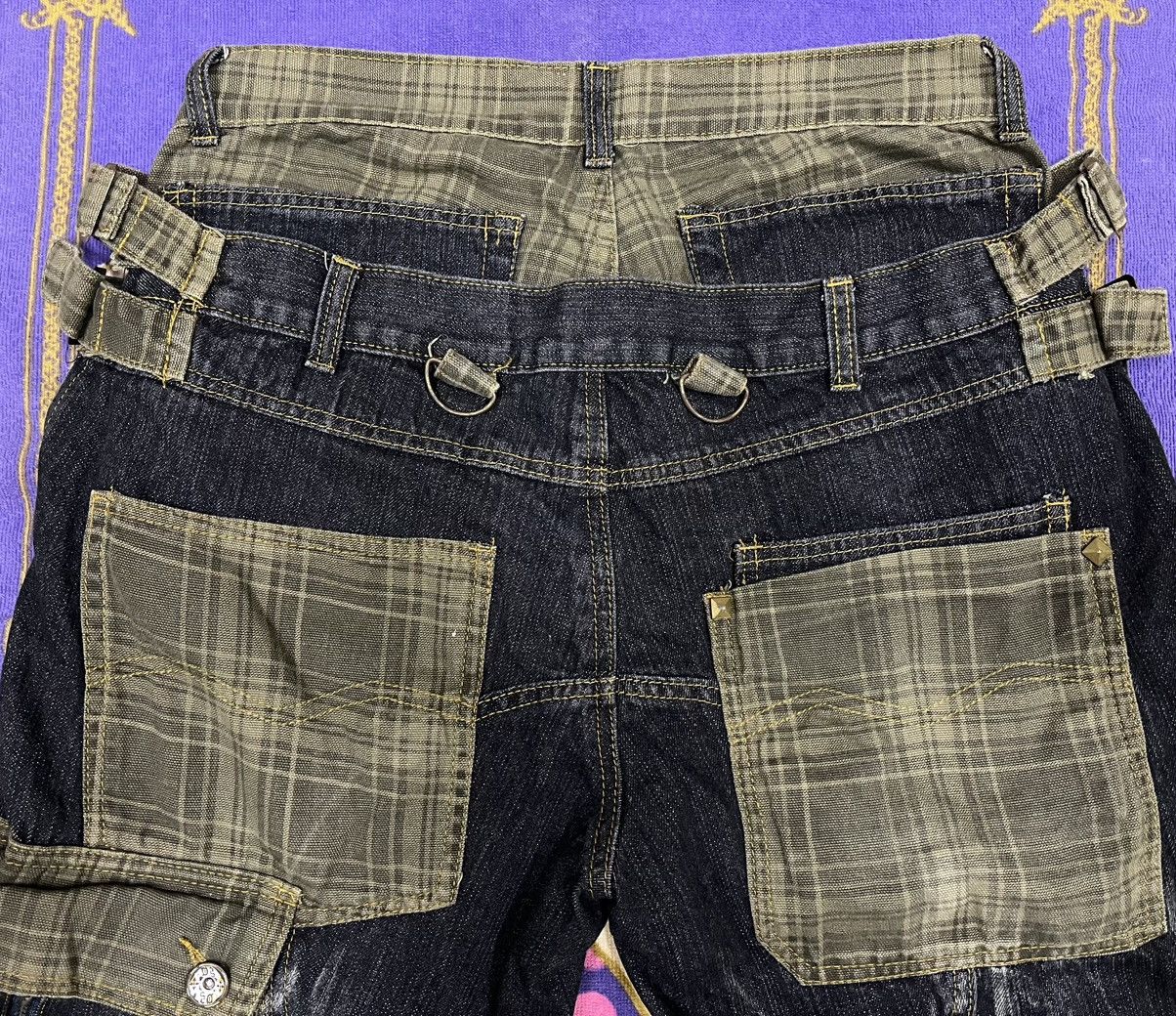 Japanese Brand TECHNO Pants Rare Design Size US 34 / EU 50 - 3 Thumbnail