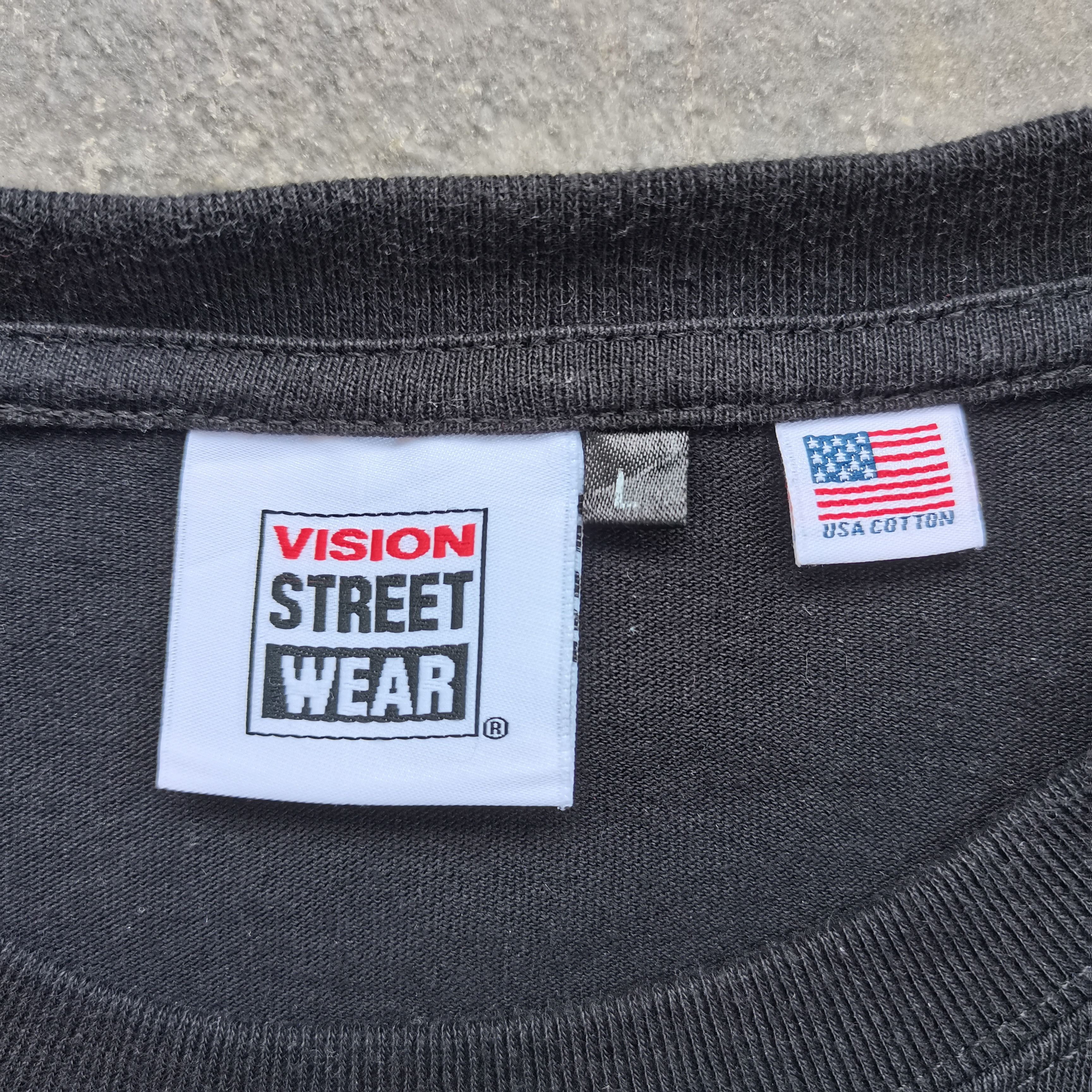 Vintage Flash Sale⚡Vintage VISION STREET WEAR Blank Tee Size US L / EU 52-54 / 3 - 8 Thumbnail