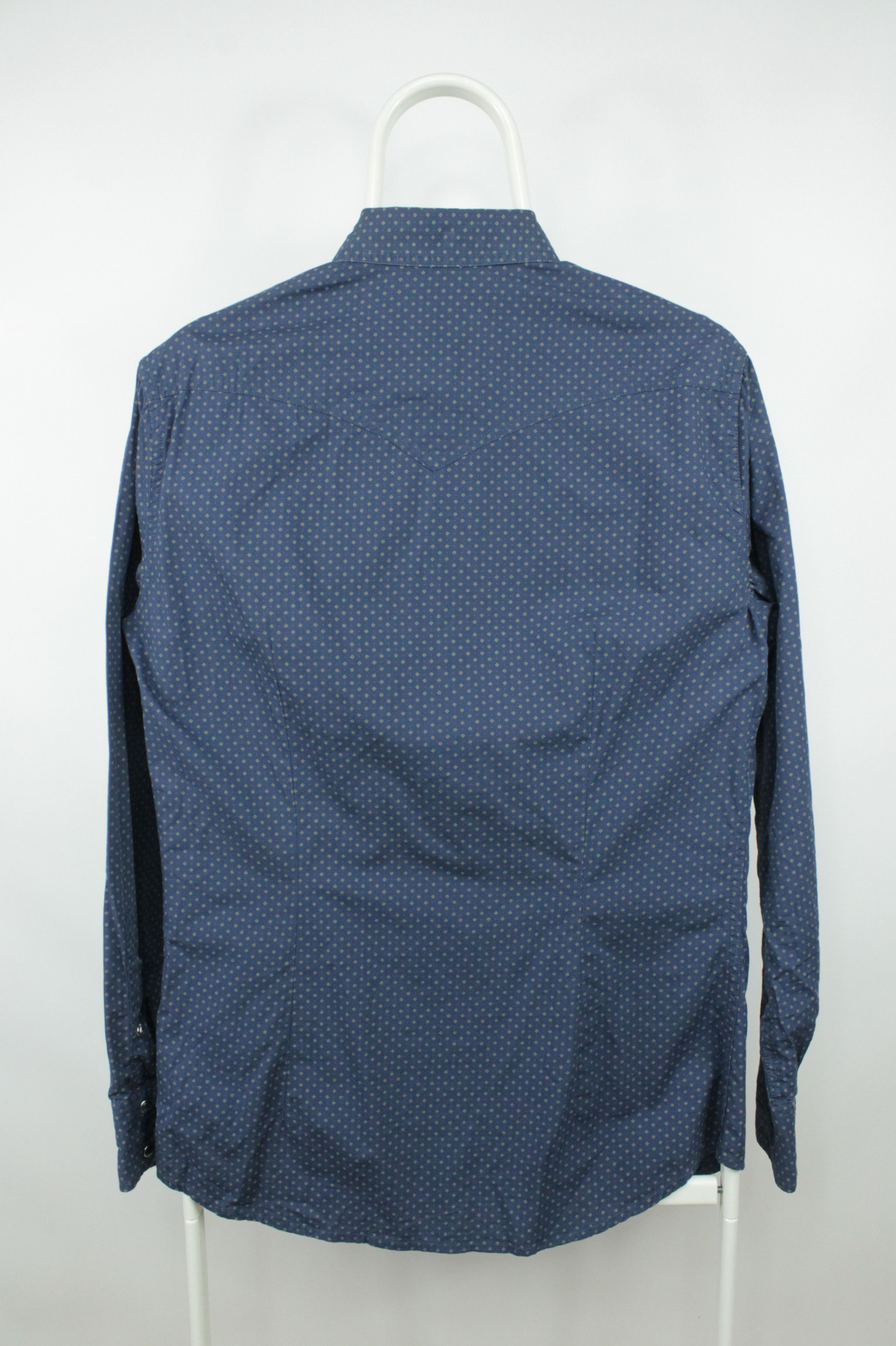 Diesel Diesel Slim Fit Casual Dress Blue Shirt Size US S / EU 44-46 / 1 - 6 Thumbnail