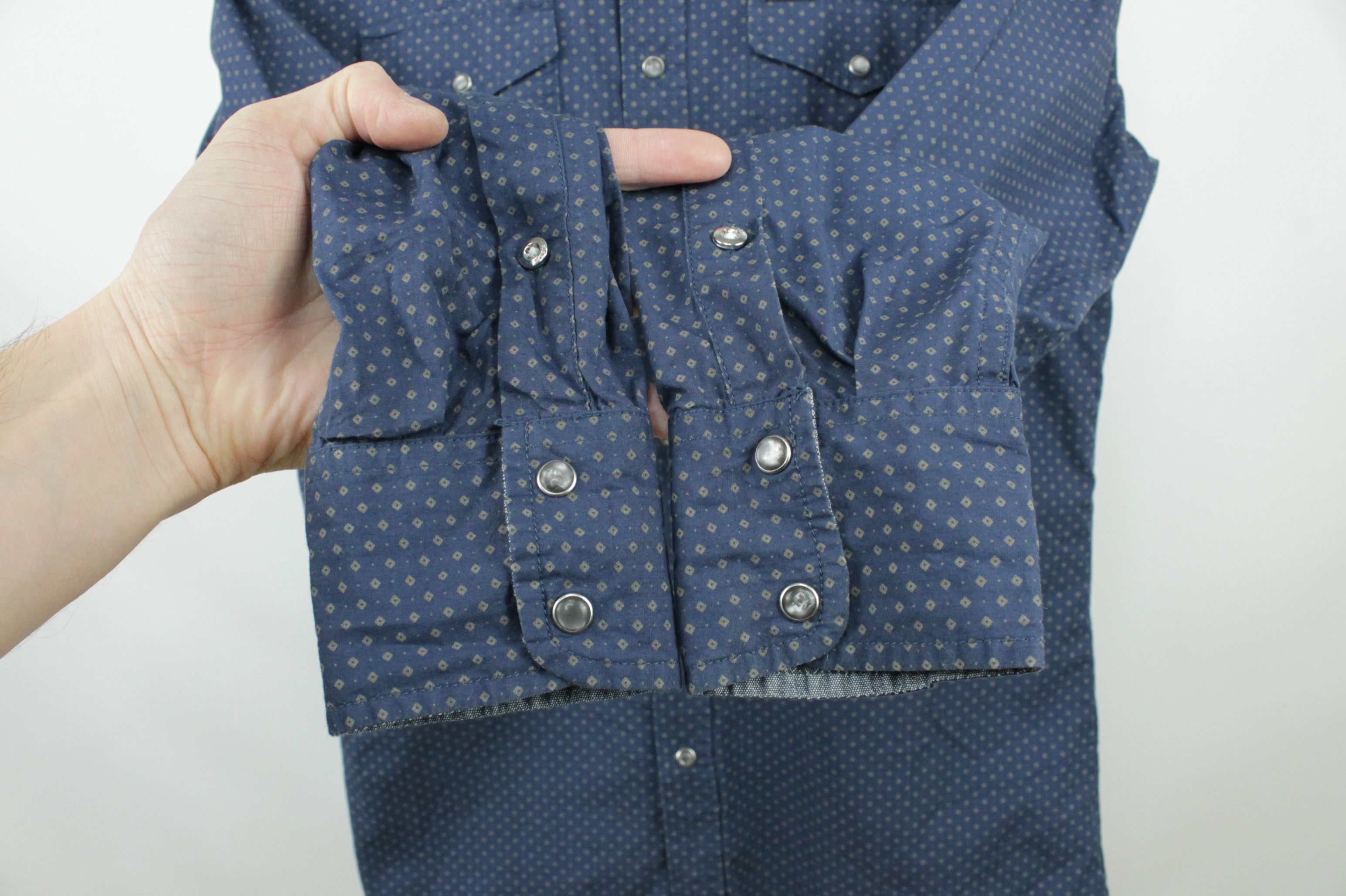 Diesel Diesel Slim Fit Casual Dress Blue Shirt Size US S / EU 44-46 / 1 - 5 Thumbnail