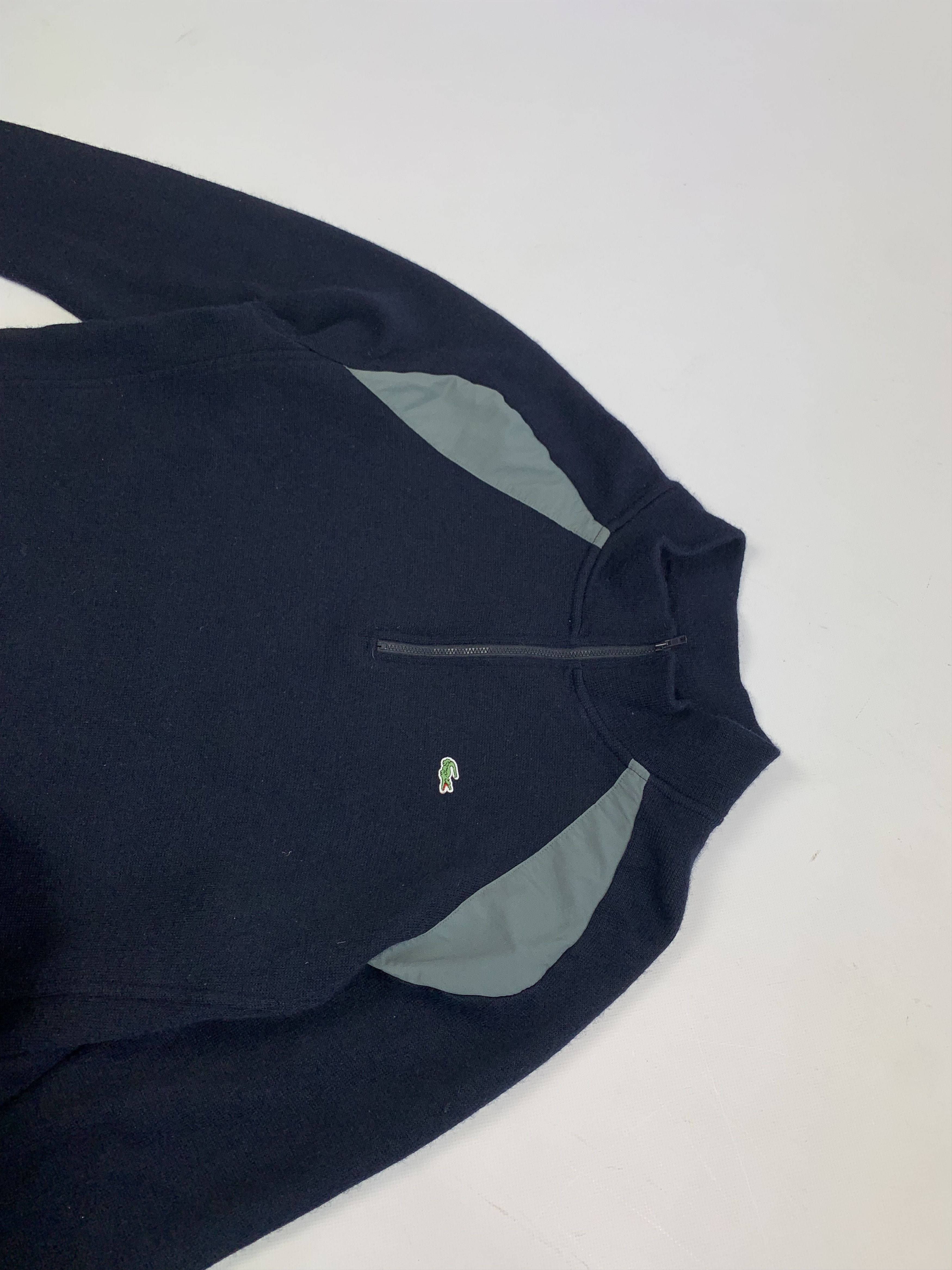 Lacoste Lacoste men’s 1/4 zip wool sweater pullover Size US XXL / EU 58 / 5 - 2 Thumbnail