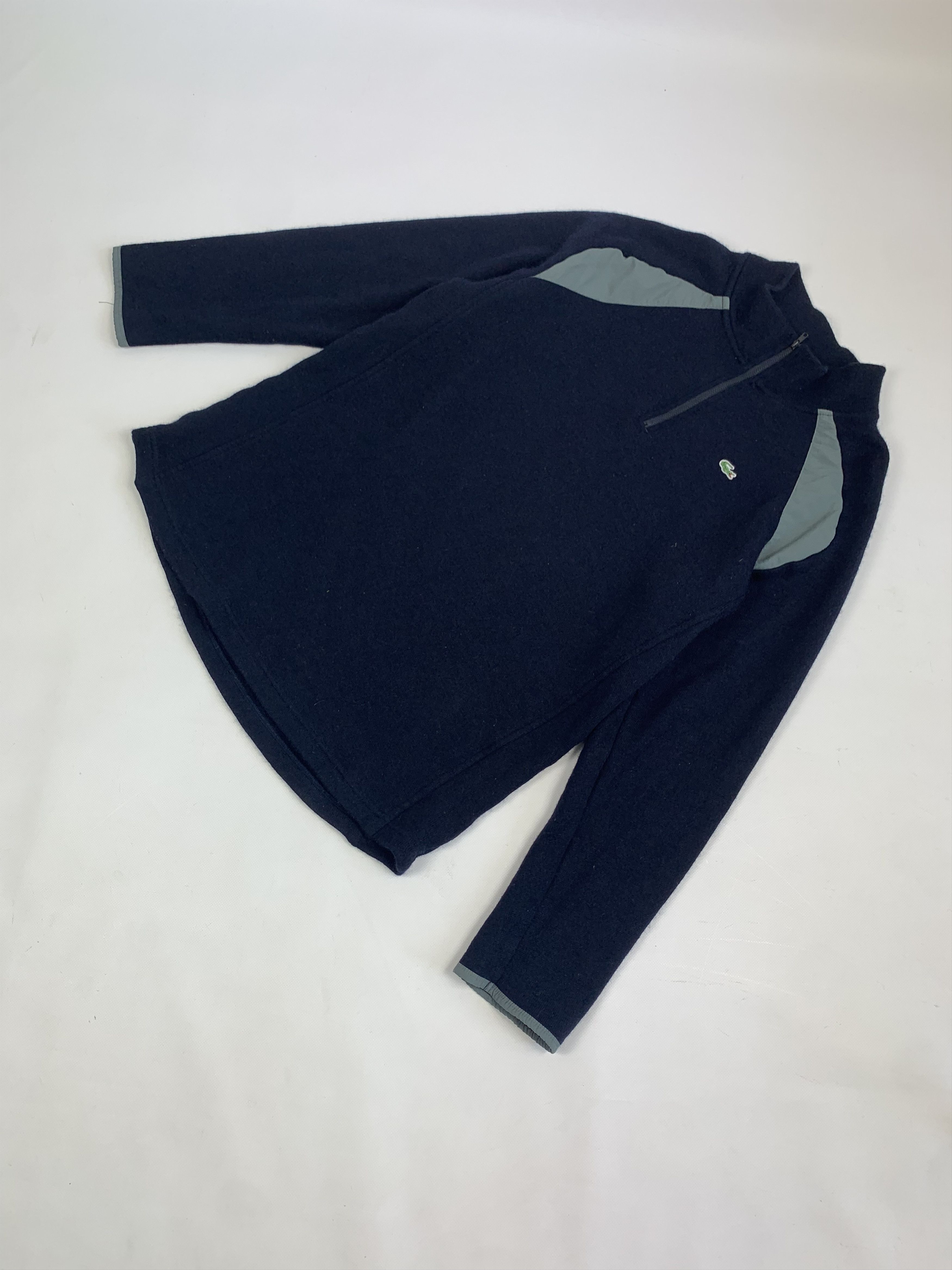Lacoste Lacoste men’s 1/4 zip wool sweater pullover Size US XXL / EU 58 / 5 - 3 Thumbnail