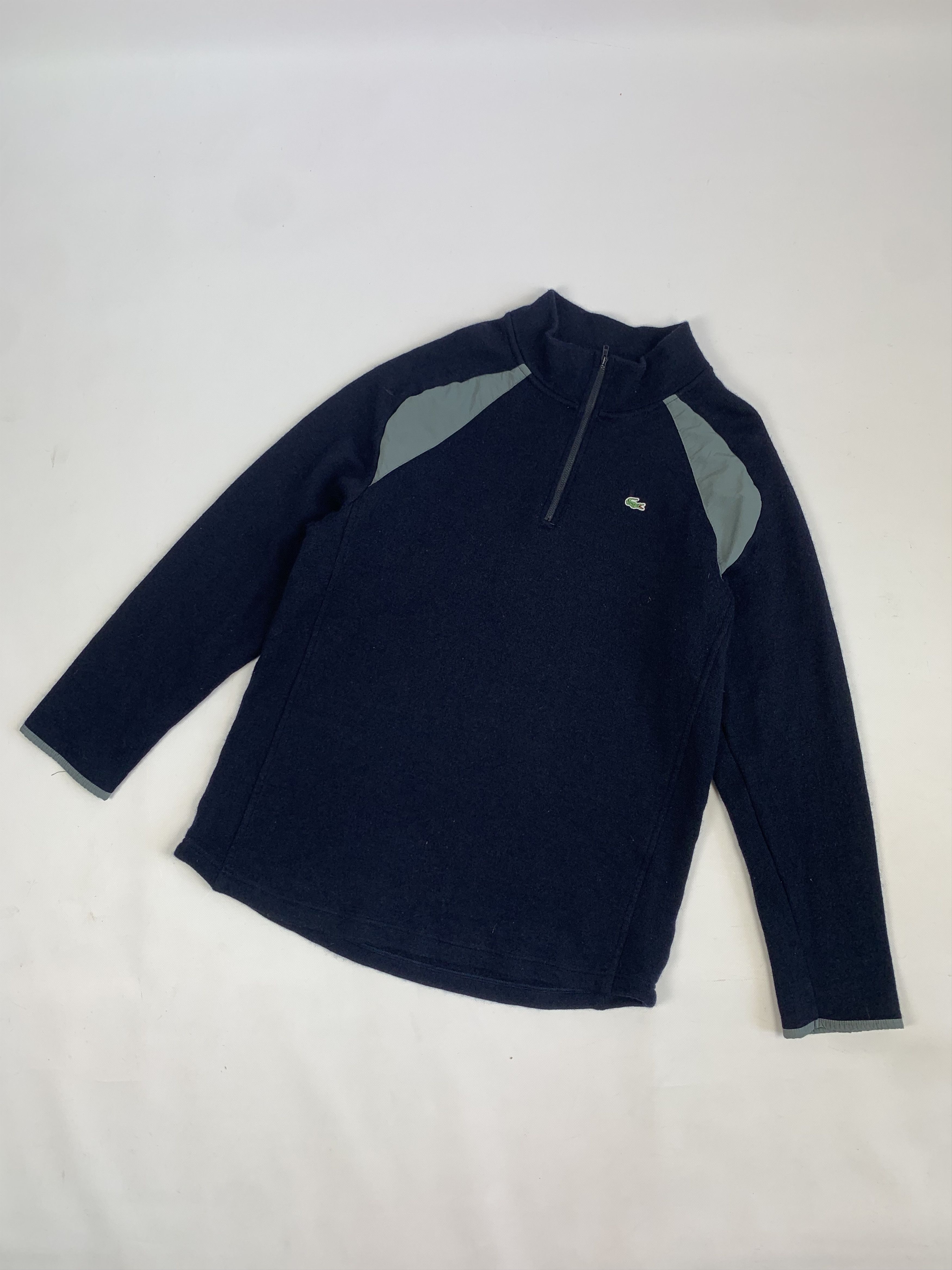 Lacoste Lacoste men’s 1/4 zip wool sweater pullover Size US XXL / EU 58 / 5 - 1 Thumbnail