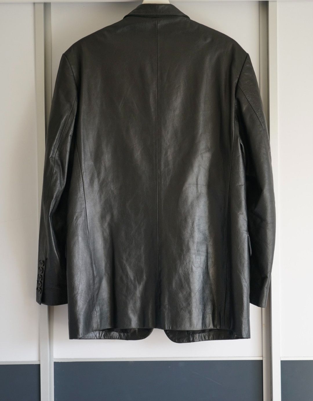Yohji Yamamoto Yohji Yamamoto 01aw Zip Leather JKT Size US L / EU 52-54 / 3 - 2 Thumbnail