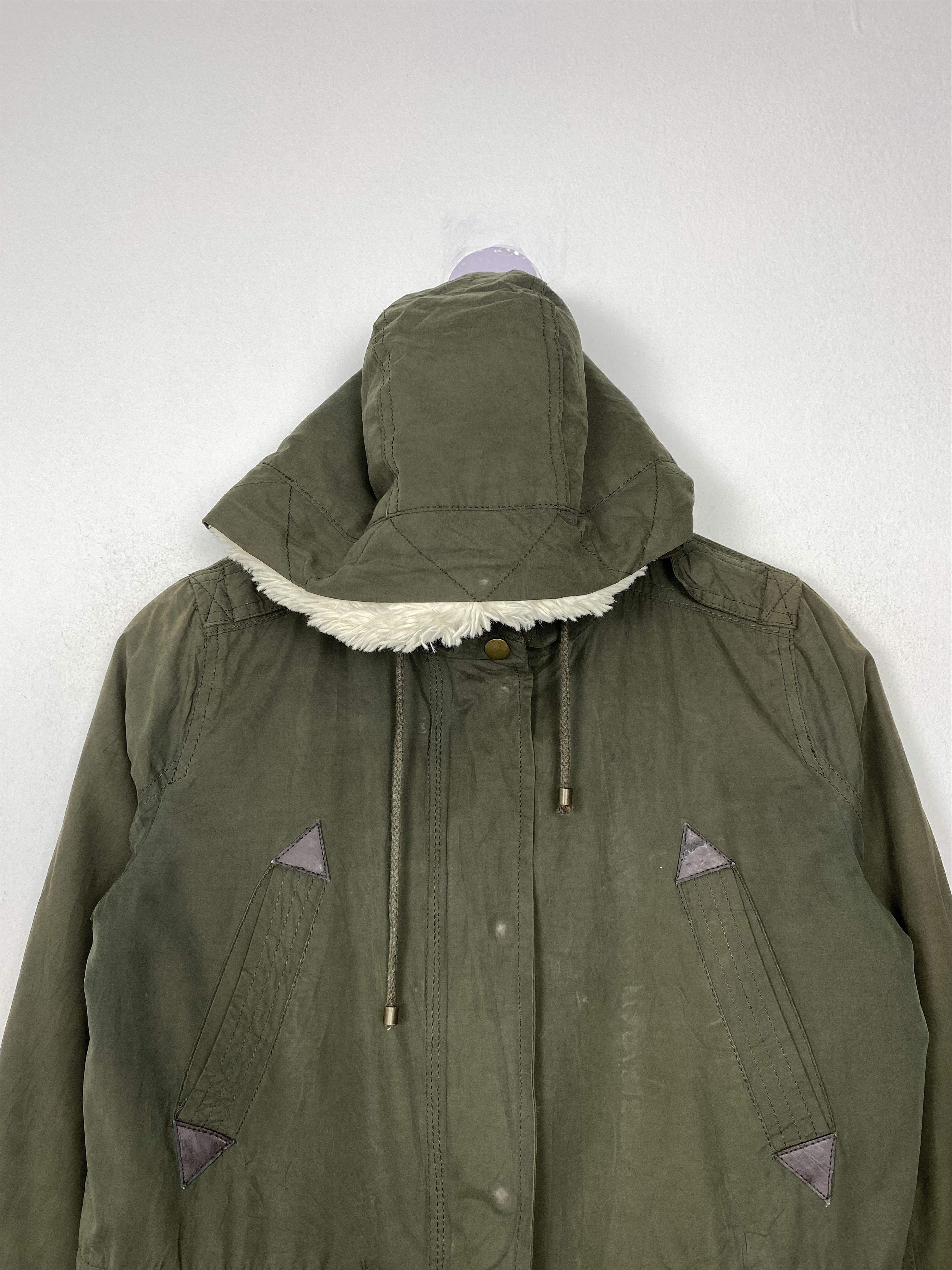 Mango Vintage Mango Sherpa Hoodie Quilted Lining Parka Jacket Size US S / EU 44-46 / 1 - 3 Thumbnail