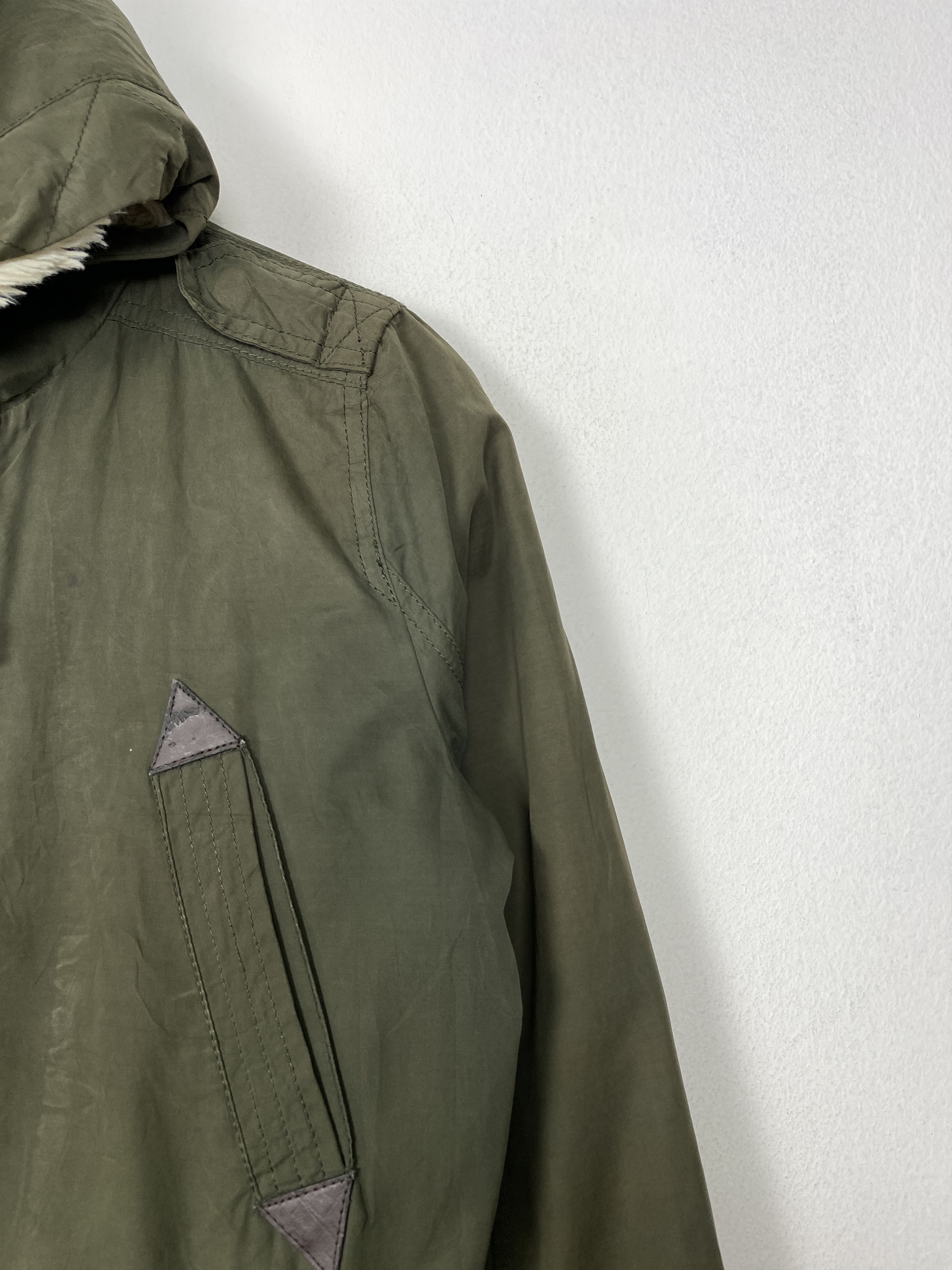 Mango Vintage Mango Sherpa Hoodie Quilted Lining Parka Jacket Size US S / EU 44-46 / 1 - 4 Thumbnail