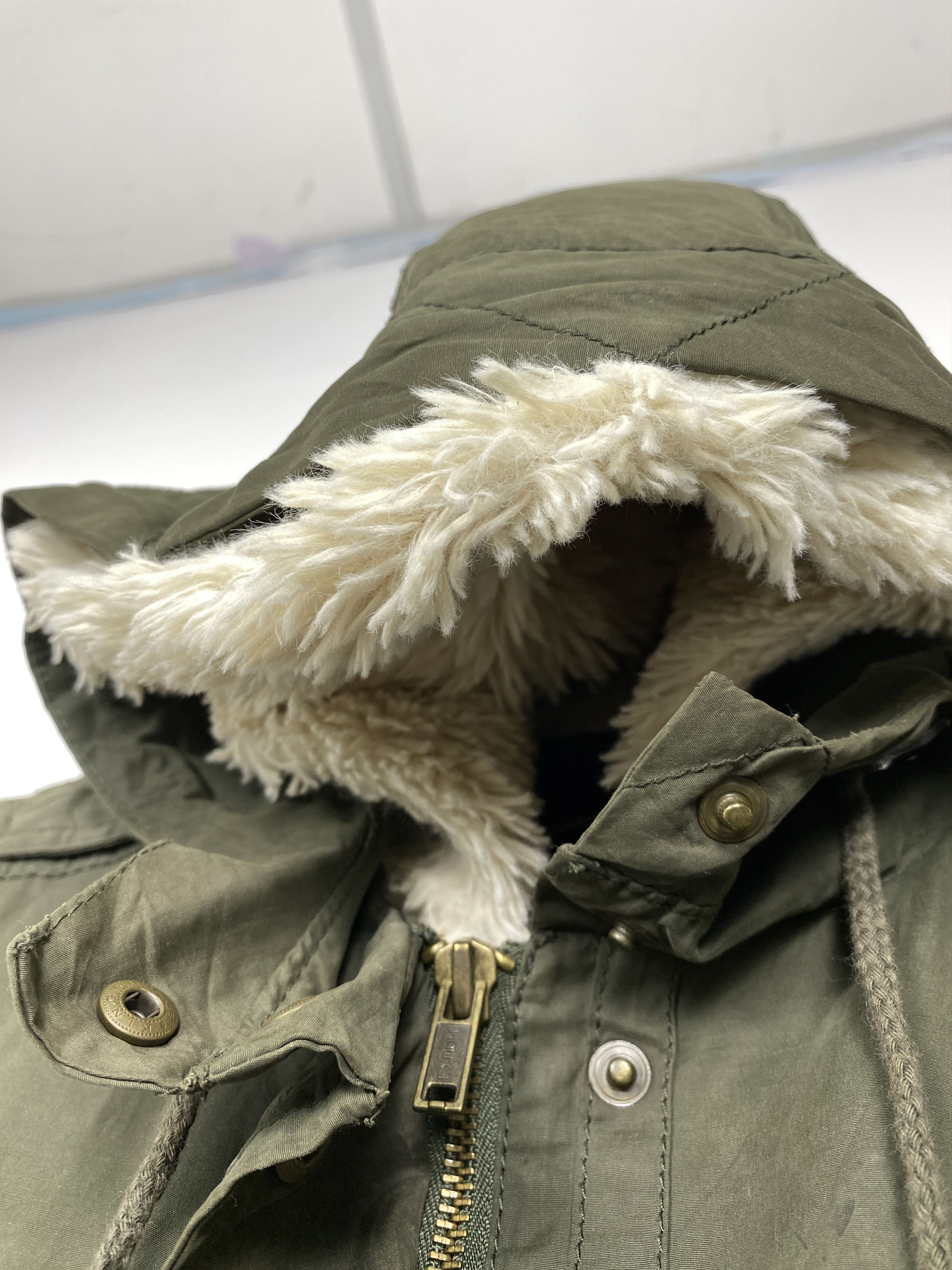 Mango Vintage Mango Sherpa Hoodie Quilted Lining Parka Jacket Size US S / EU 44-46 / 1 - 2 Thumbnail