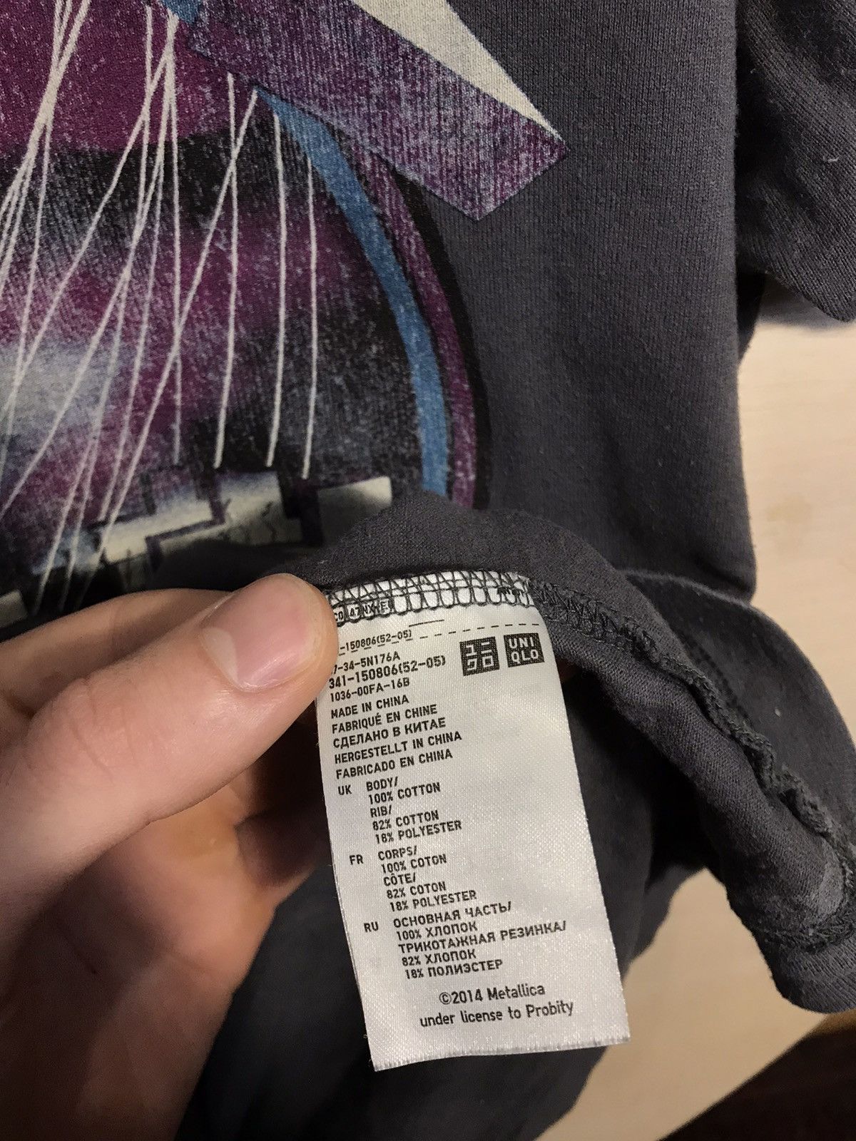 Band Tees Uniqlo Metallica streetwear band tee Size US M / EU 48-50 / 2 - 5 Thumbnail