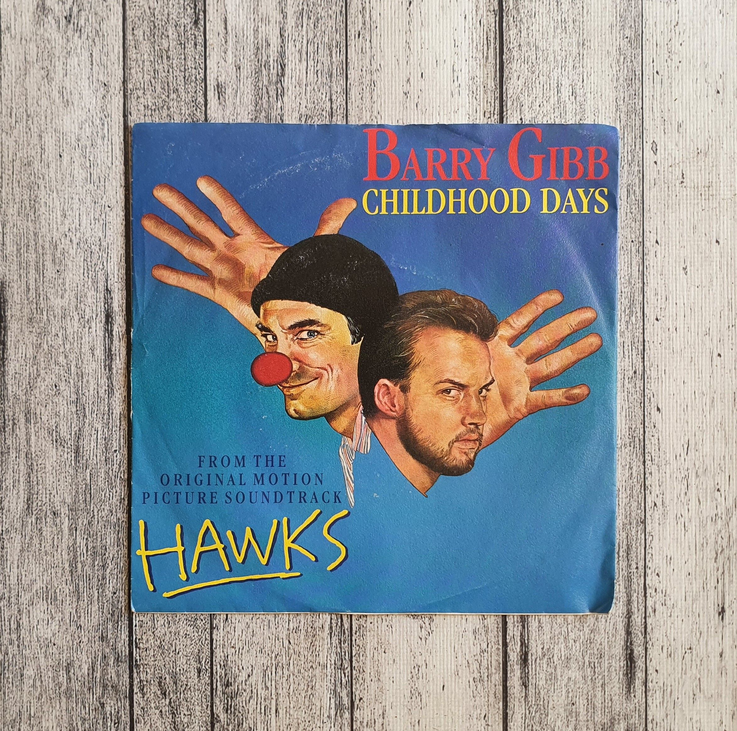 Vintage Barry Gibb Childhood Days Soundtrack Hawks Vinyl Single 7 Size ONE SIZE - 1 Preview