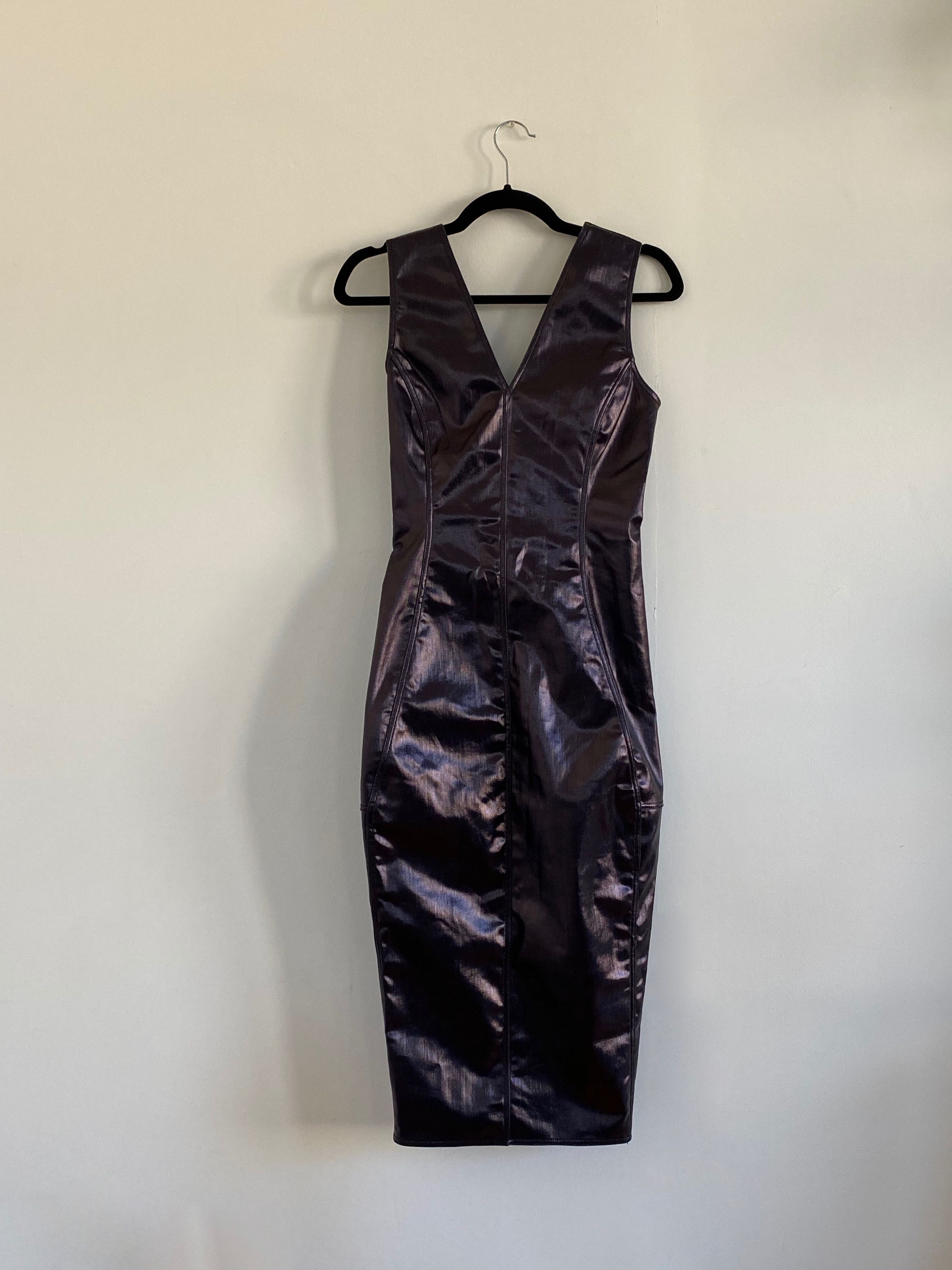 image of Rick Owens V Dress Coated Denim Scarab, Women's (Size Medium)
