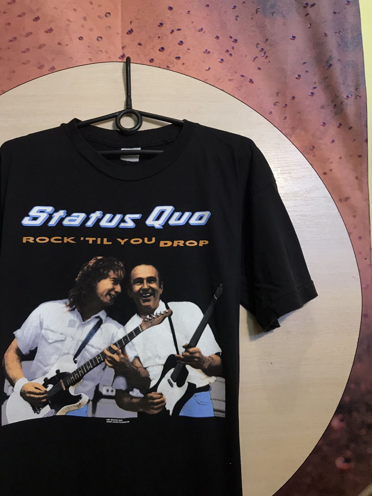 Band Tees × Vintage Vintage 90s status quo 1991 band tour tee Size US M / EU 48-50 / 2 - 1 Thumbnail