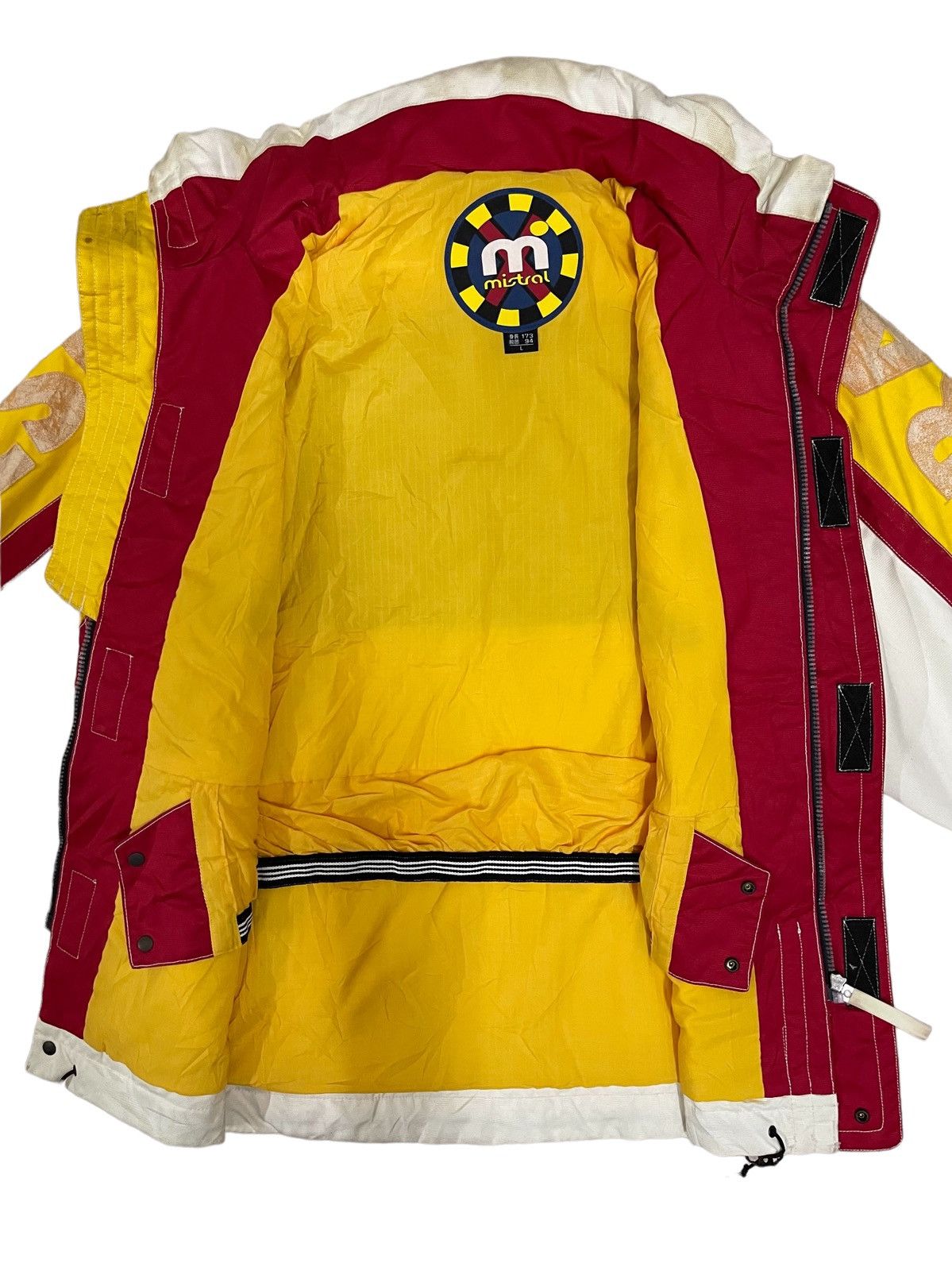 Japanese Brand 🔥Rare🔥 Vintage Multicolour Mistral Ski Jacket Big Logo Size US XL / EU 56 / 4 - 4 Thumbnail