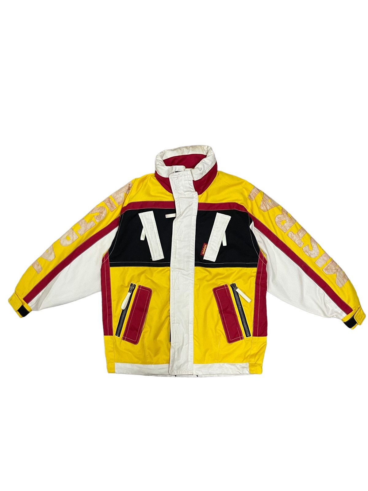 Japanese Brand 🔥Rare🔥 Vintage Multicolour Mistral Ski Jacket Big Logo Size US XL / EU 56 / 4 - 1 Thumbnail
