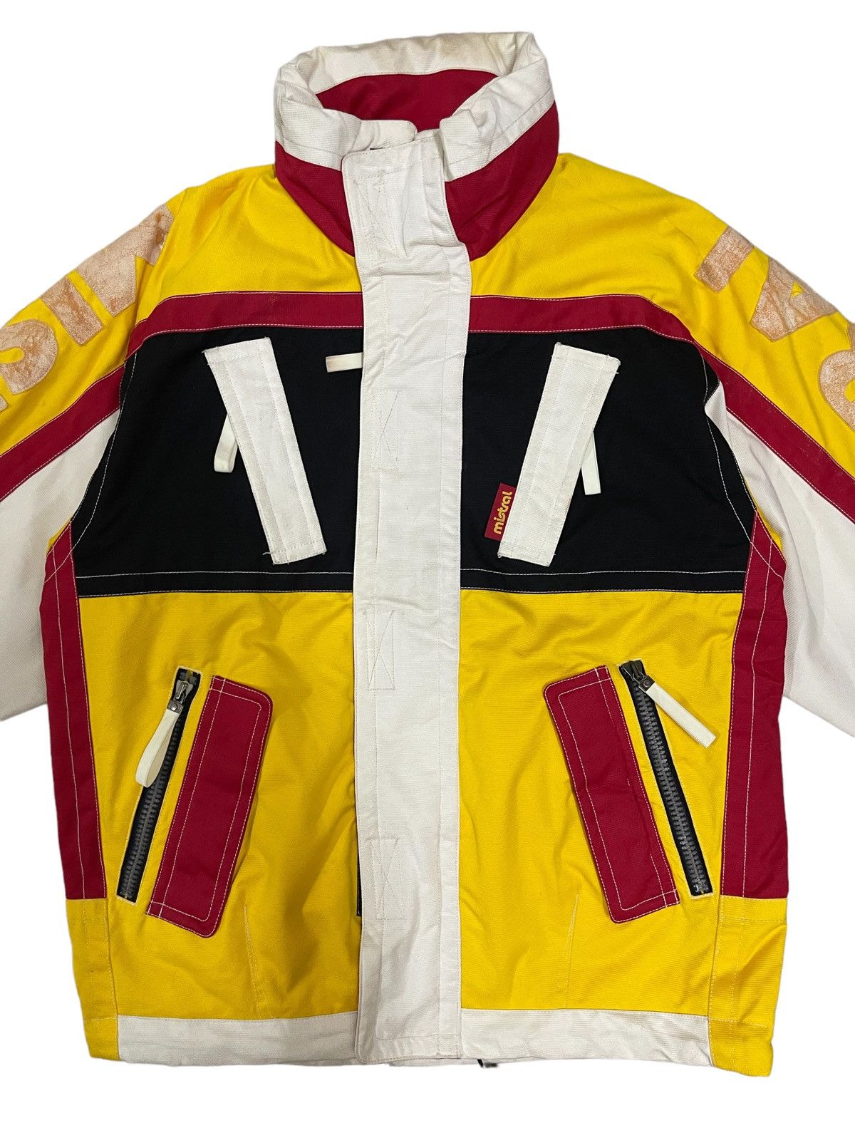 Japanese Brand 🔥Rare🔥 Vintage Multicolour Mistral Ski Jacket Big Logo Size US XL / EU 56 / 4 - 5 Thumbnail