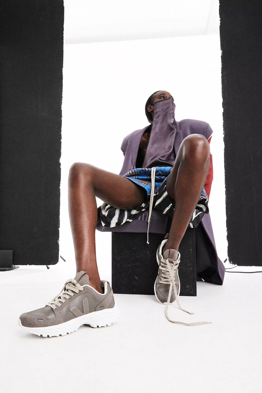 Rick Owens × Veja Rick Owens X Veja FW21 Hiking Style CWL Dust Vegan Size US 11.5 / EU 44-45 - 1 Thumbnail