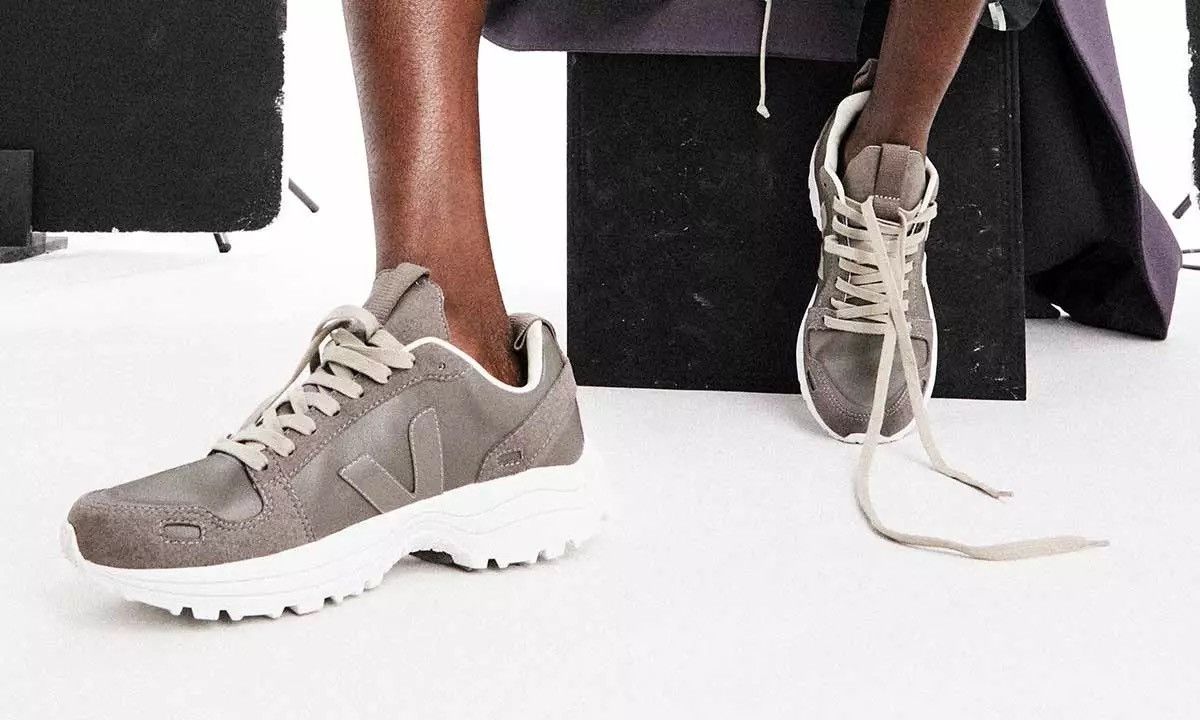 Rick Owens × Veja Rick Owens X Veja FW21 Hiking Style CWL Dust Vegan Size US 11.5 / EU 44-45 - 2 Thumbnail