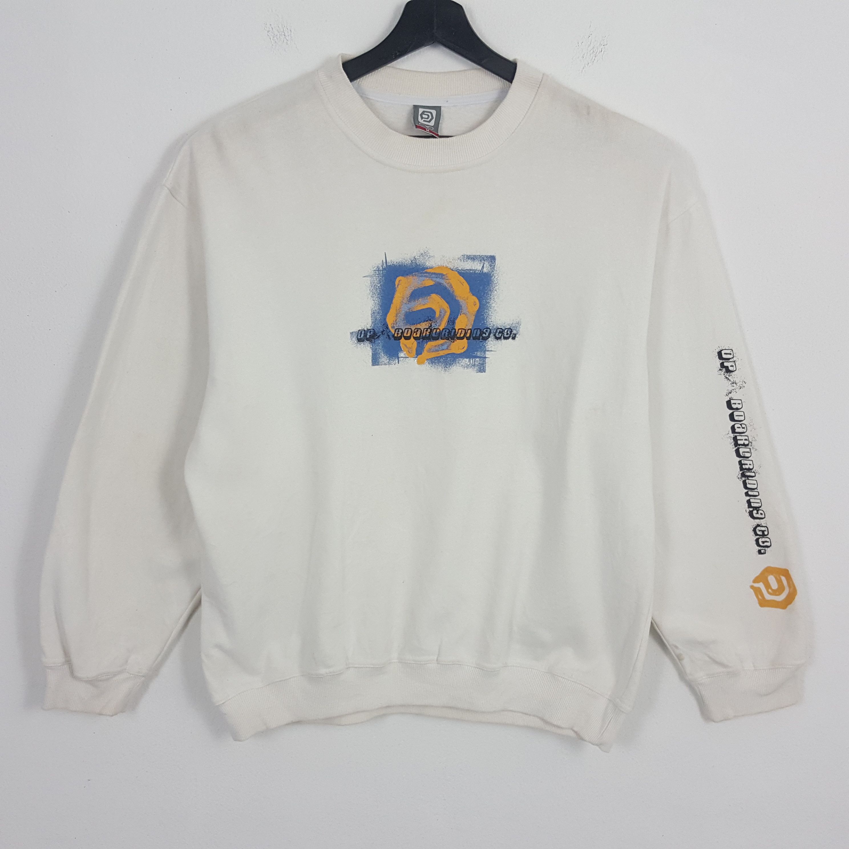 Ocean Pacific × Vintage Ocean Pacific Skateboard Style Center Logo Sweatshirt Size US M / EU 48-50 / 2 - 3 Thumbnail