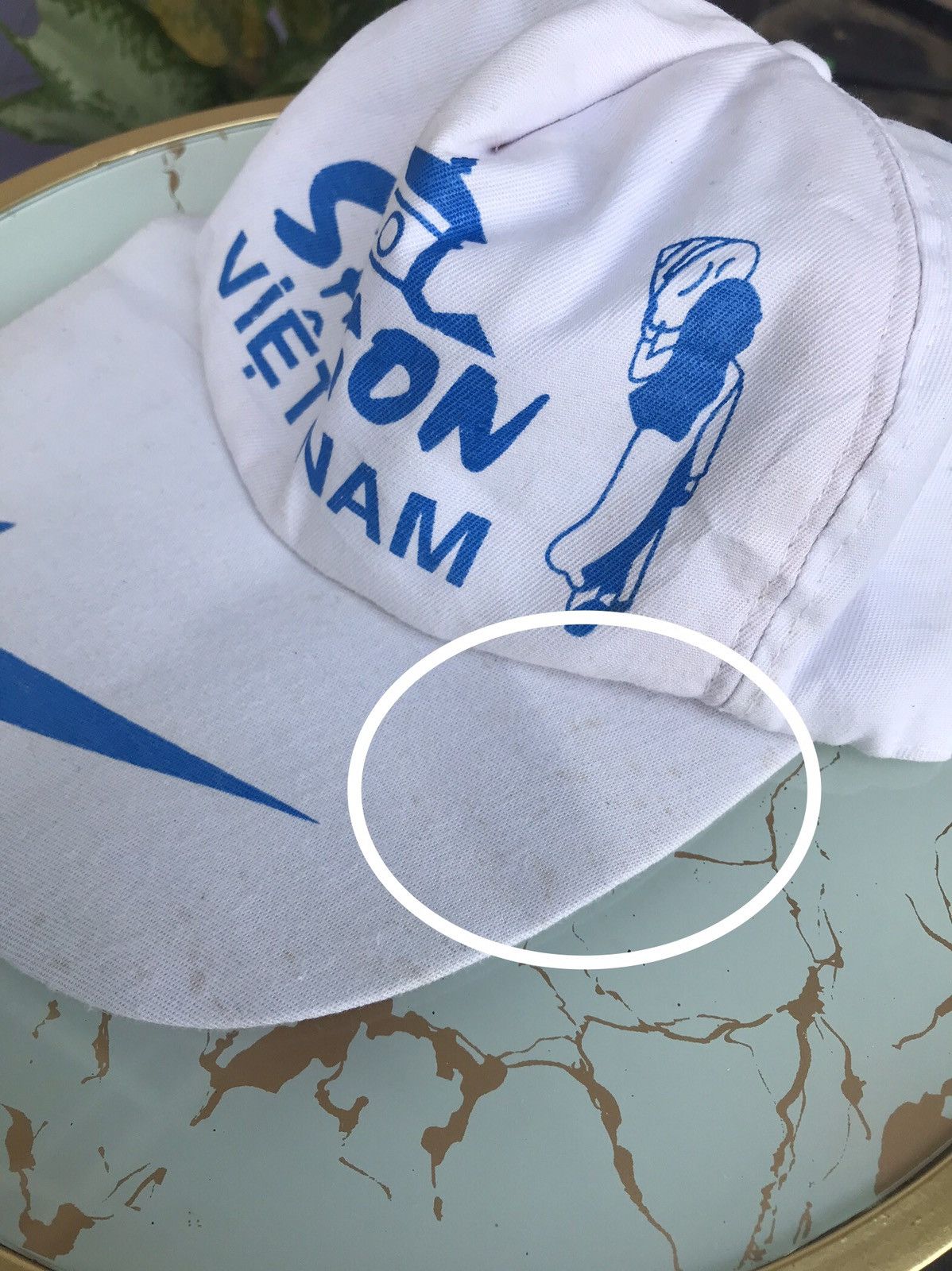 Nike Vintage Nike Vietnam Saigon Distressed Cap Size ONE SIZE - 11 Thumbnail