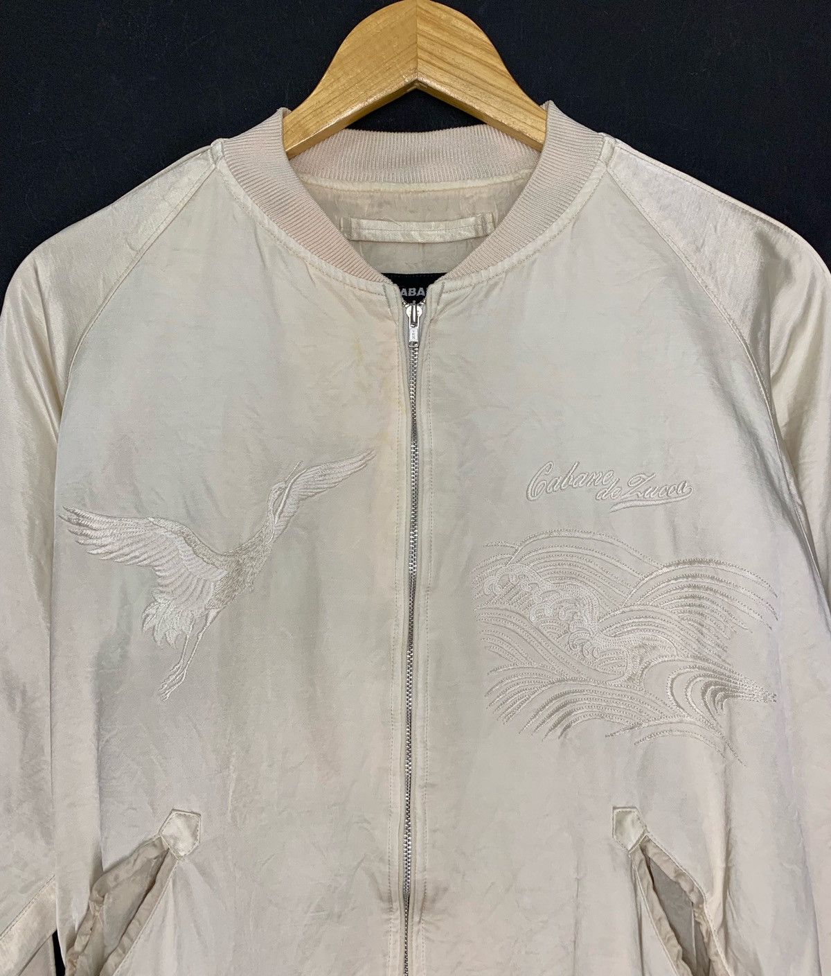 CABANE de ZUCCa RARE‼️ Issey Miyake Zucca Sukajan Jacket Size US M / EU 48-50 / 2 - 3 Thumbnail