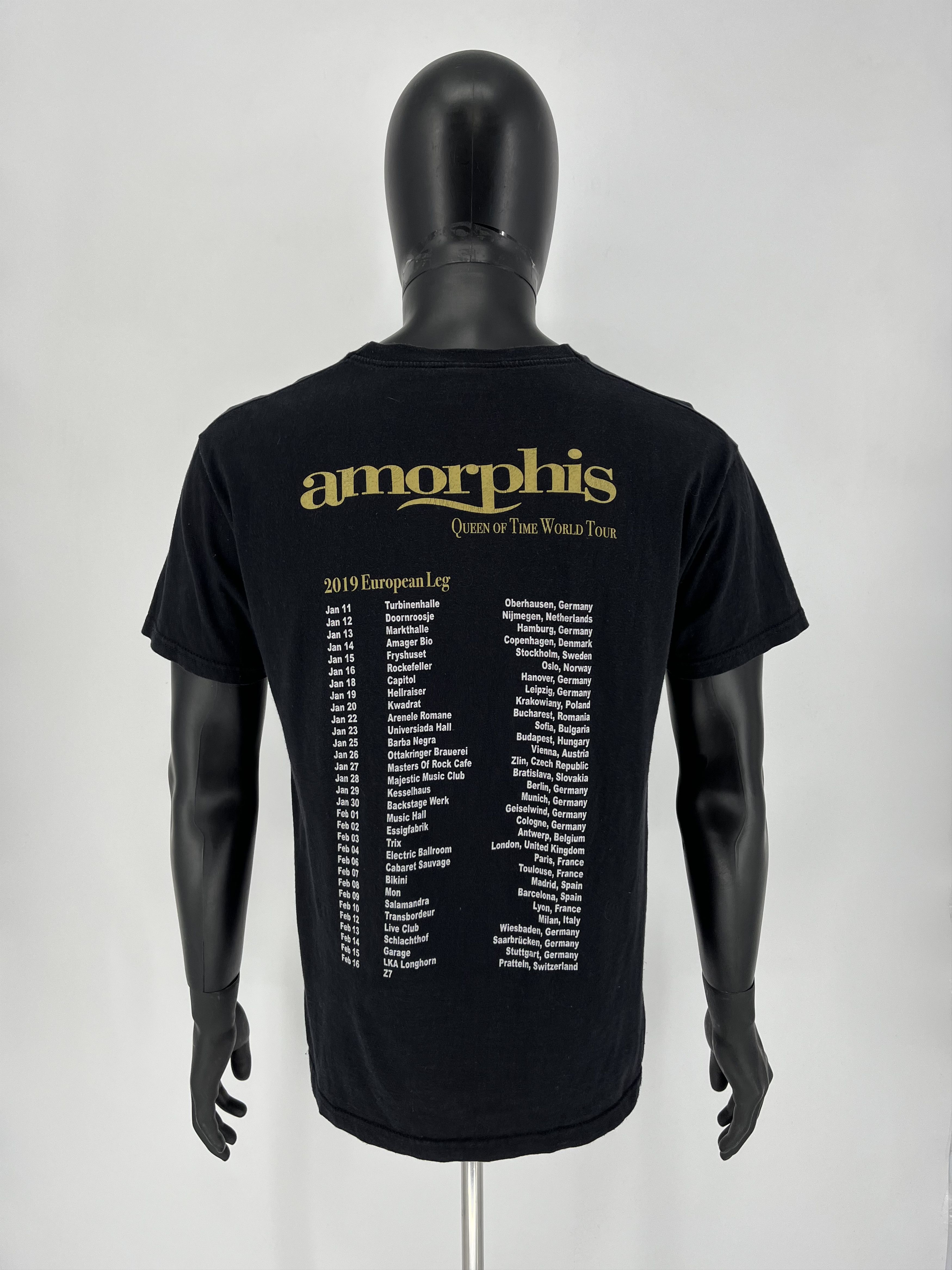 Iron Maiden × Vintage Vintage Amorphis Heavy Metal Finland Rock Band T Shirt Faded Size US M / EU 48-50 / 2 - 7 Thumbnail