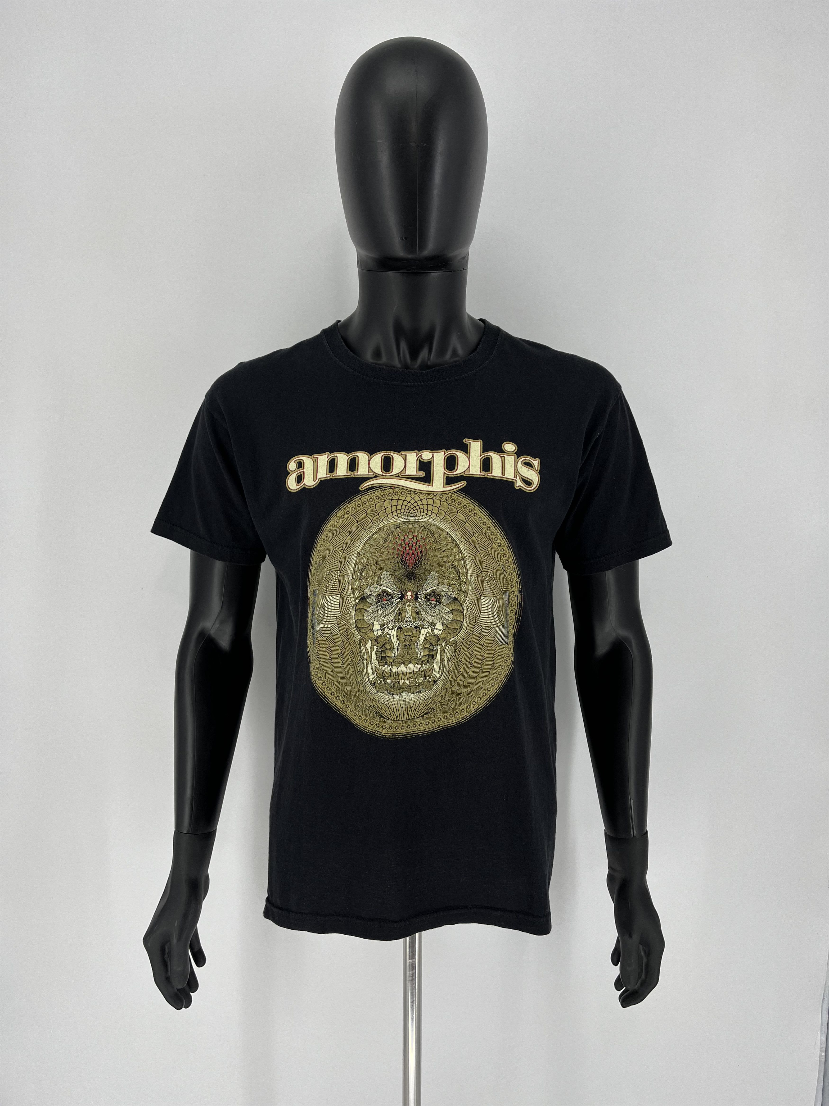 Iron Maiden × Vintage Vintage Amorphis Heavy Metal Finland Rock Band T Shirt Faded Size US M / EU 48-50 / 2 - 2 Thumbnail