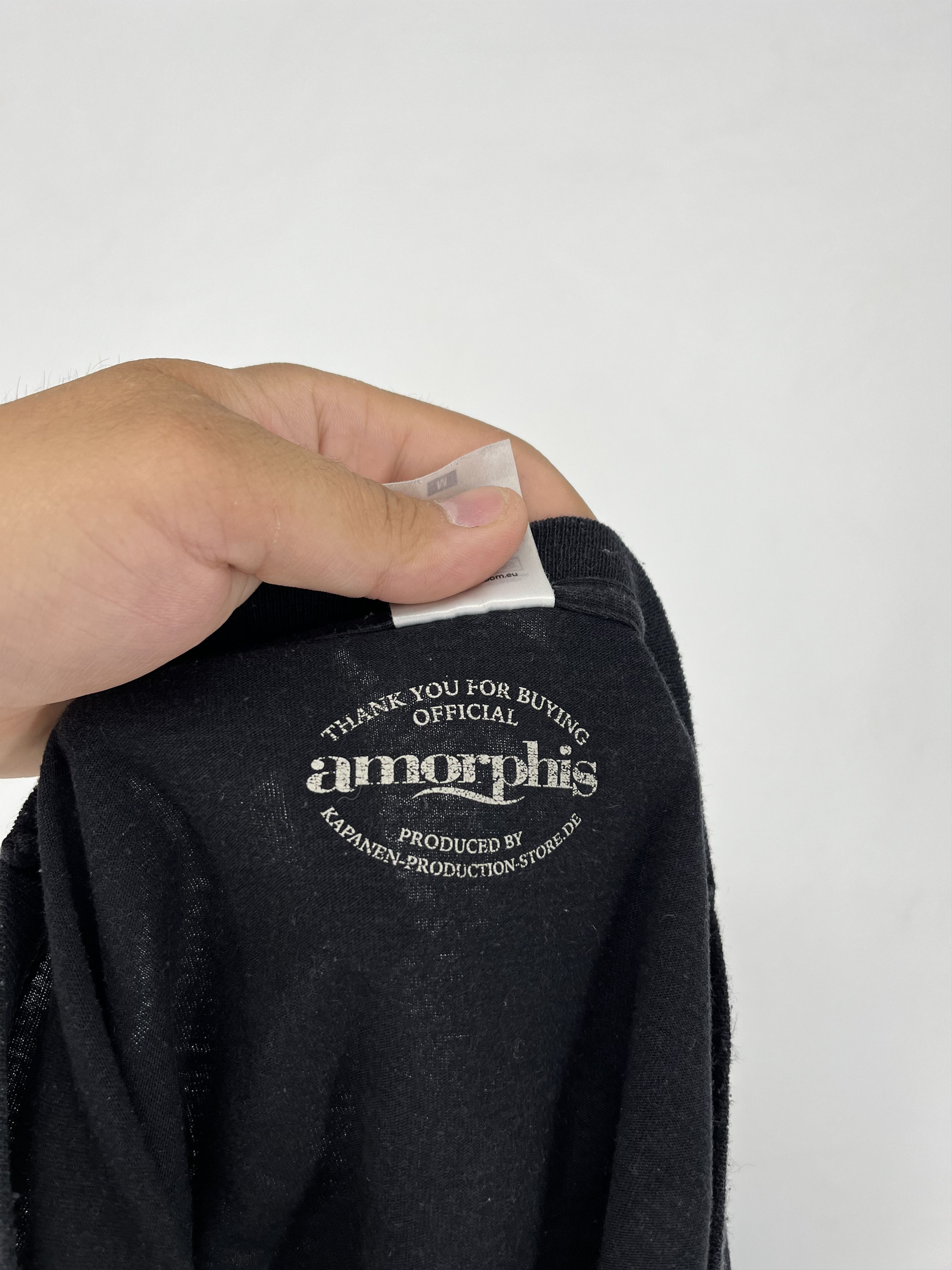 Iron Maiden × Vintage Vintage Amorphis Heavy Metal Finland Rock Band T Shirt Faded Size US M / EU 48-50 / 2 - 9 Thumbnail
