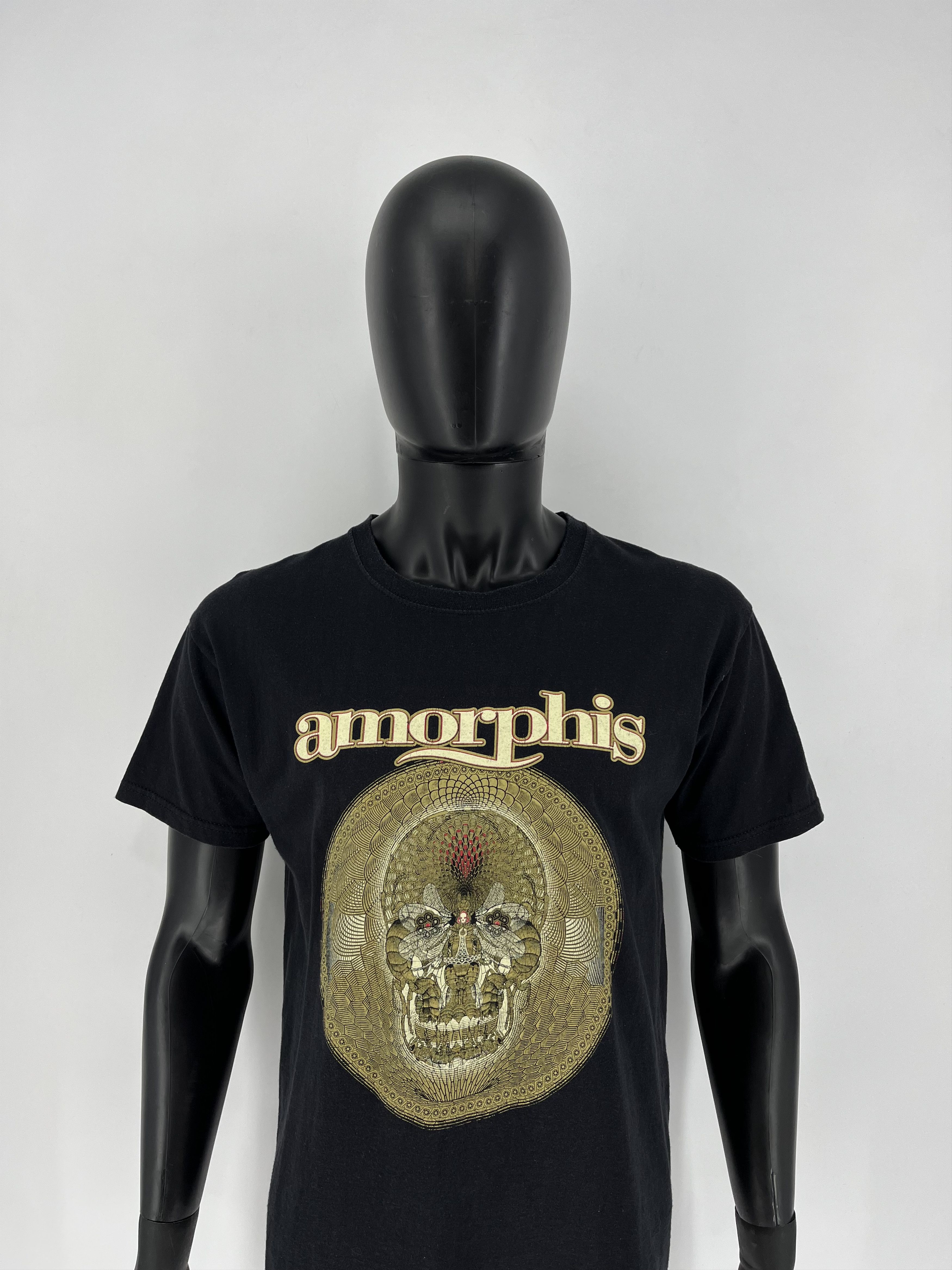Iron Maiden × Vintage Vintage Amorphis Heavy Metal Finland Rock Band T Shirt Faded Size US M / EU 48-50 / 2 - 1 Thumbnail