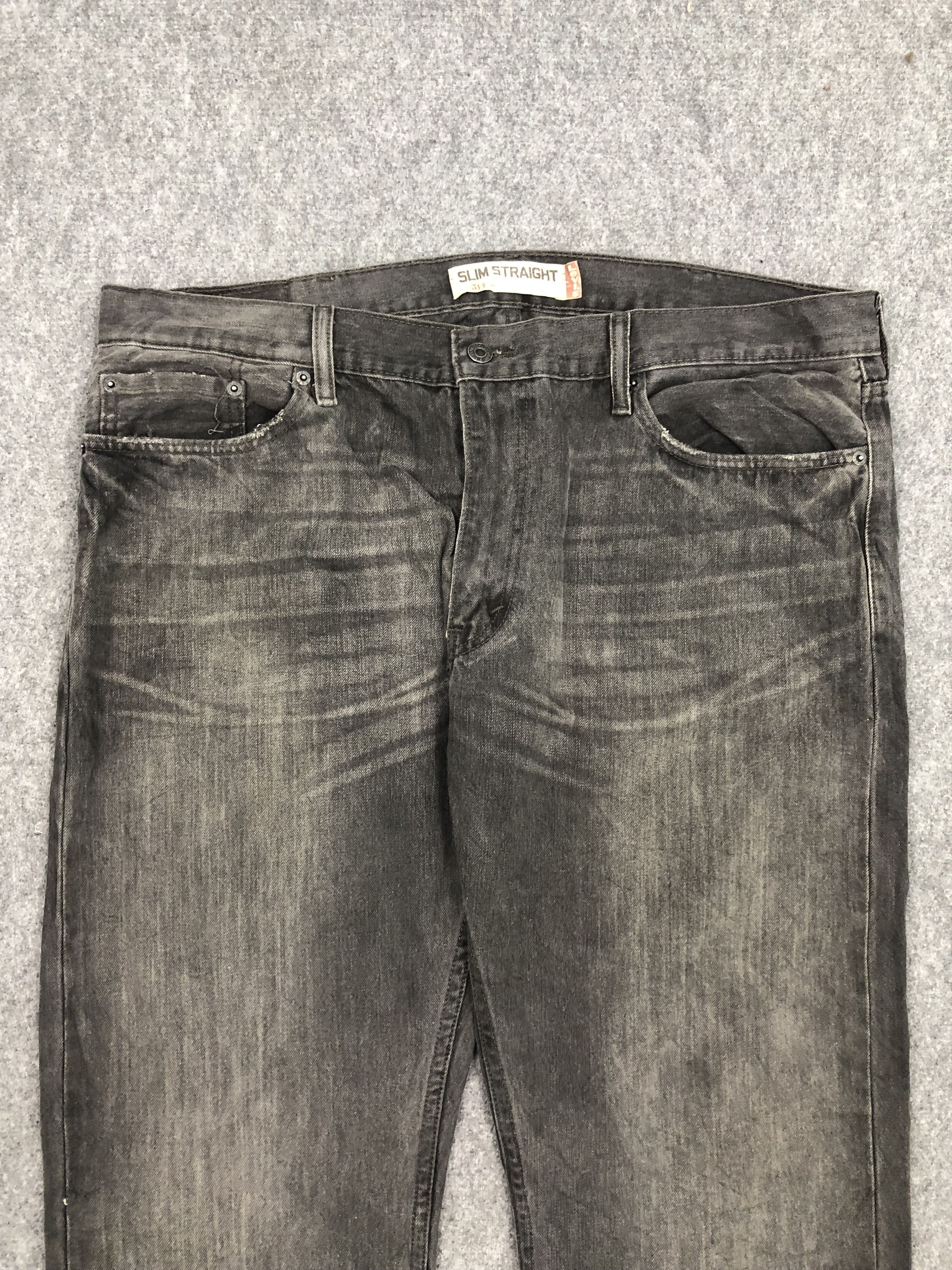 Vintage Levis 514 Slim Straight Faded Black Jeans DP0280