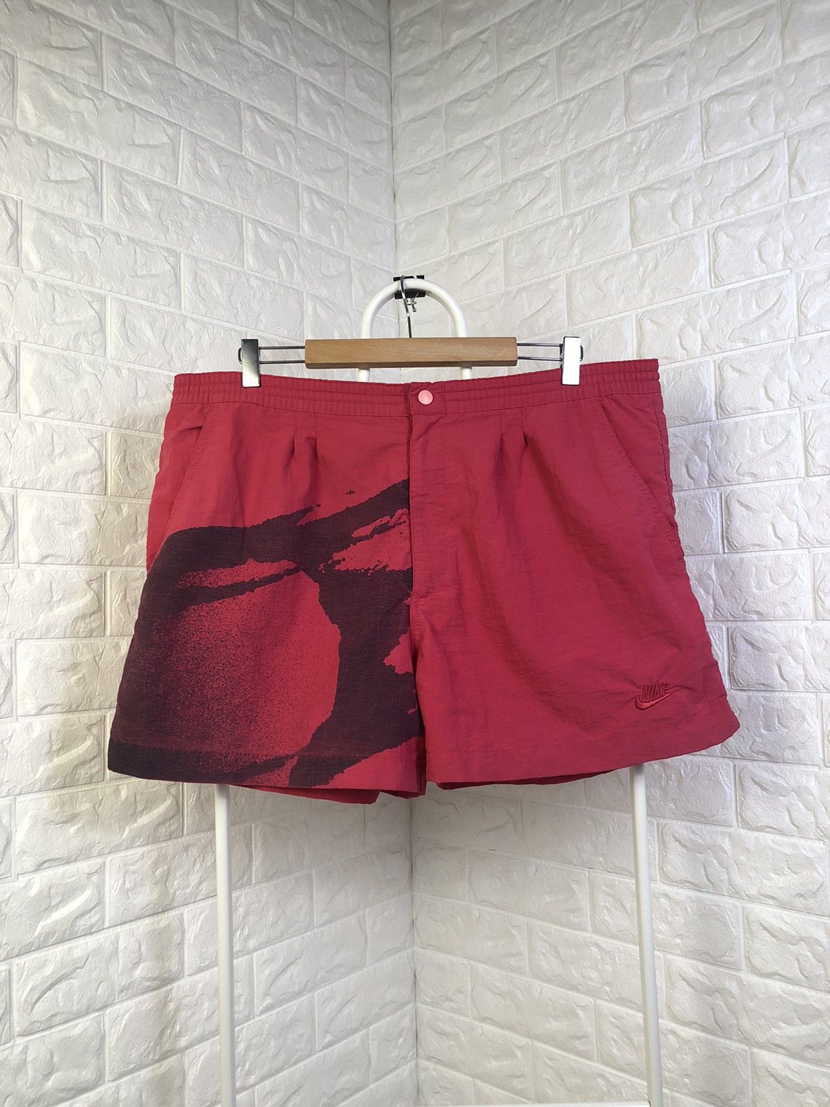 Nike × Vintage Nike Challenge Cour Shorts size XXL Size US 38 / EU 54 - 1 Thumbnail