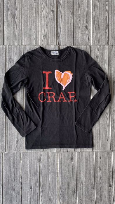 Very Rare Vivienne Westwood Long Sleeve I Love Crap | Grailed