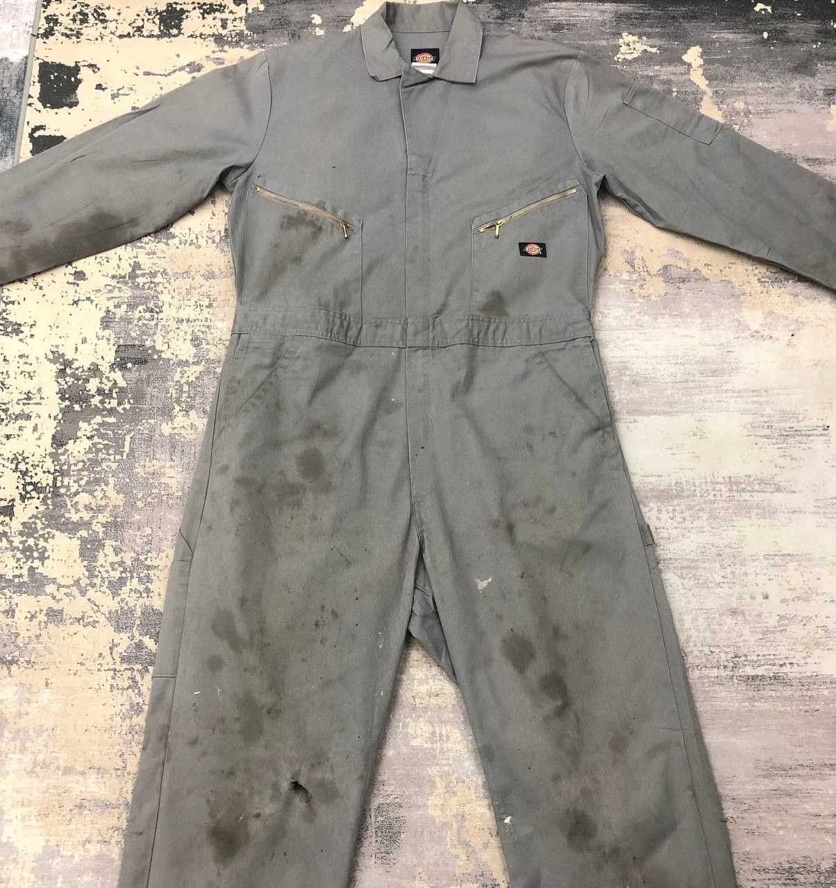 Dickies P705 DICKIES DISTRESSED WORKWEAR COVERALLS Size US L / EU 52-54 / 3 - 3 Thumbnail