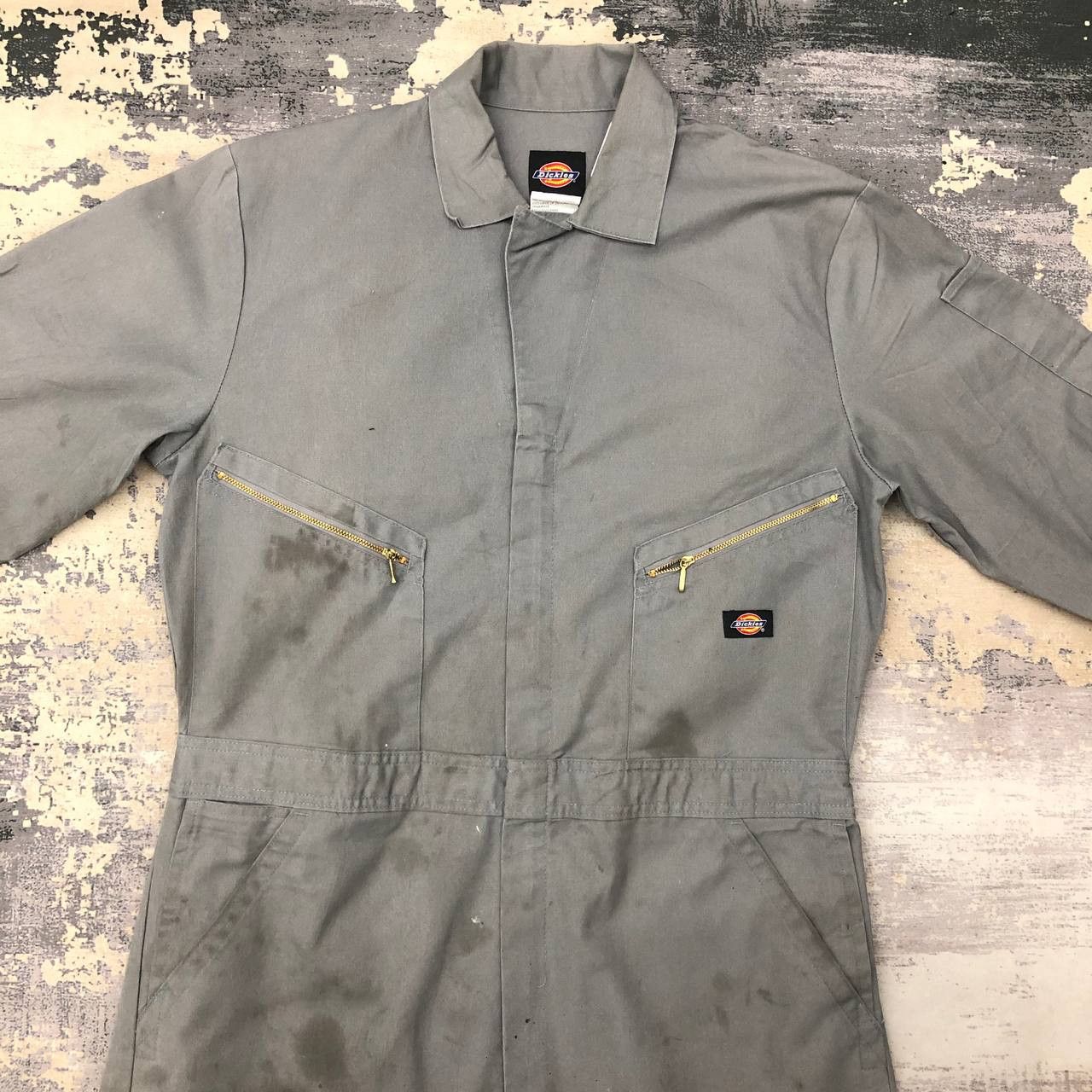 Dickies P705 DICKIES DISTRESSED WORKWEAR COVERALLS Size US L / EU 52-54 / 3 - 4 Thumbnail