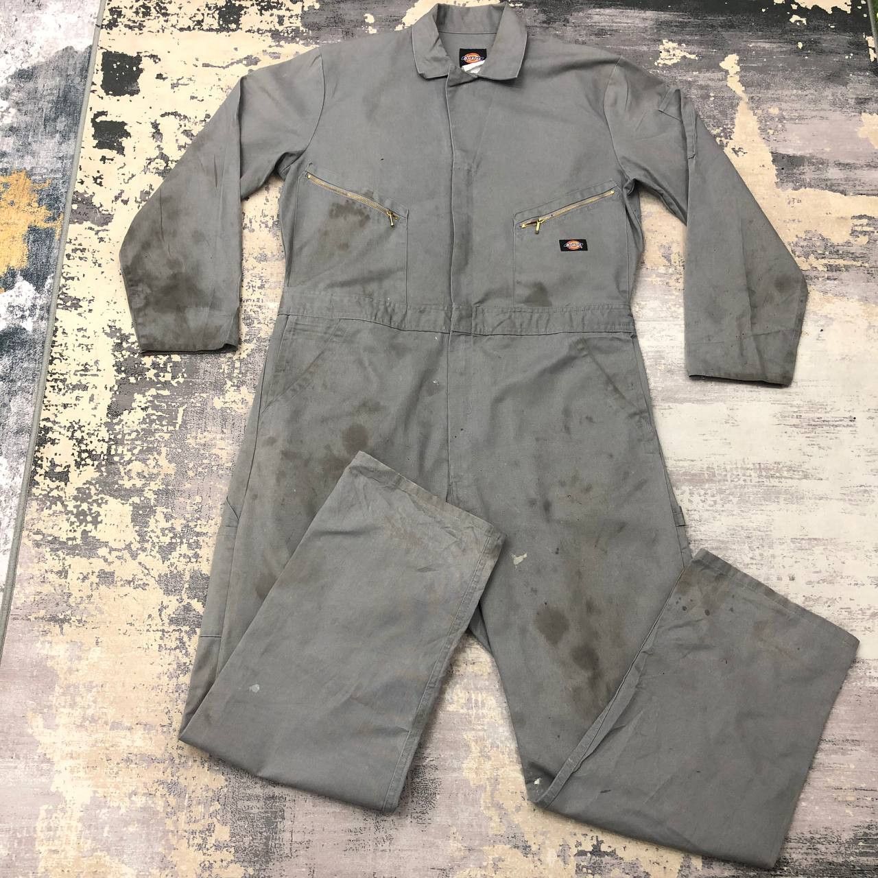 P705 DICKIES DISTRESSED WORKWEAR COVERALLS