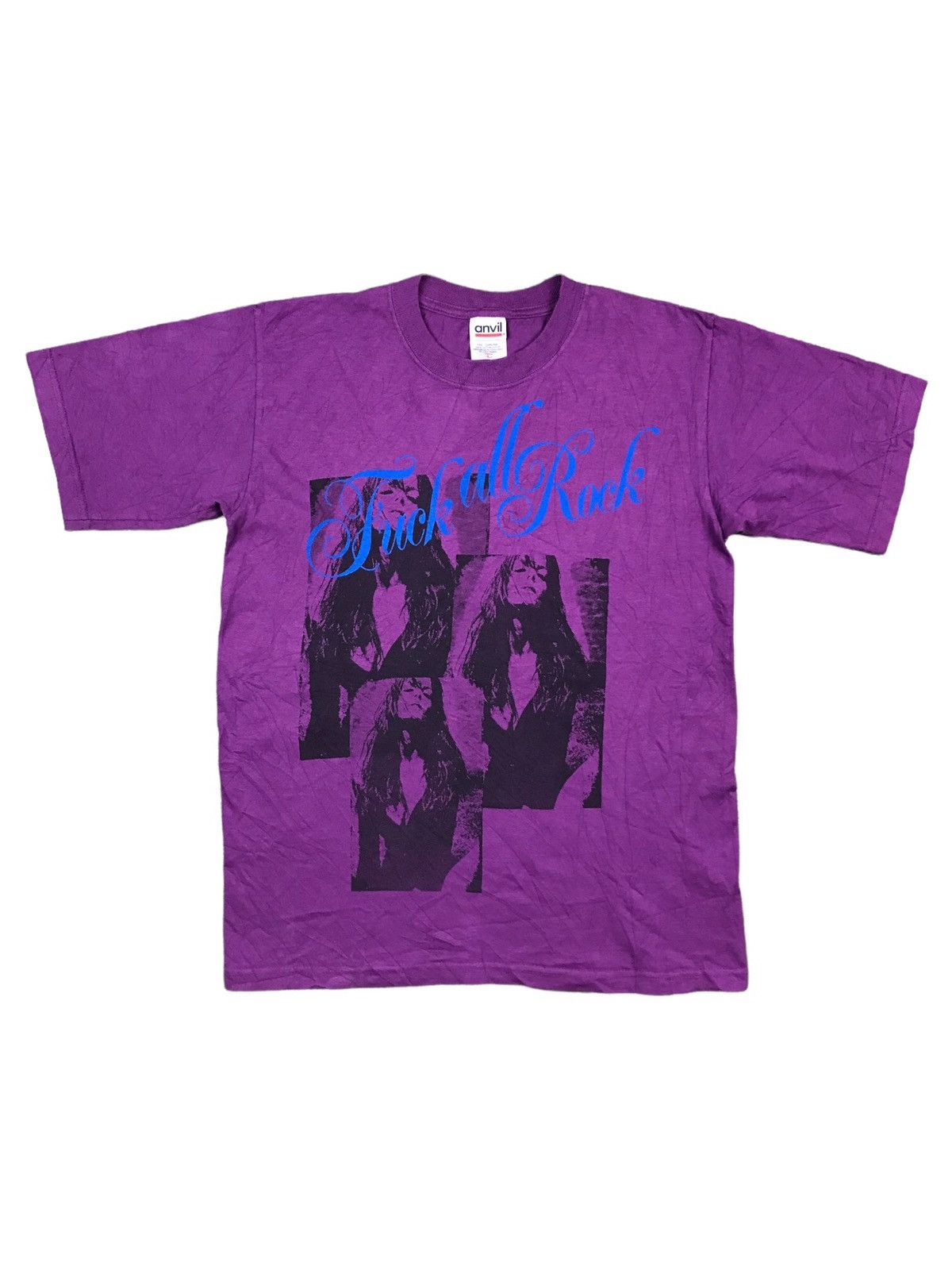 Japanese Brand × Vintage FUCK ALL ROCK T-SHIRT Size US S / EU 44-46 / 1 - 1 Thumbnail
