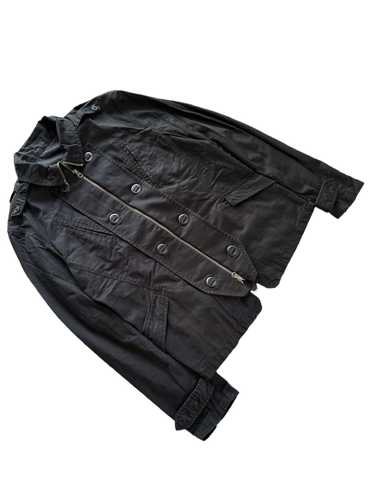 PPFM 2009 PPFM herringbone Napoleon zipper jacket Size US M / EU 48-50 / 2 - 2 Thumbnail