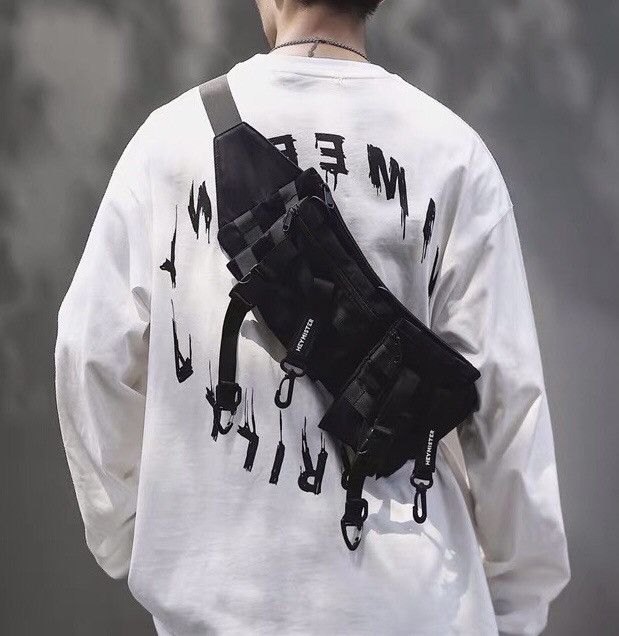 Japanese Brand × Vintage Utility grunge y2k 3 way buckle belt bag fanny pack Size ONE SIZE - 2 Thumbnail