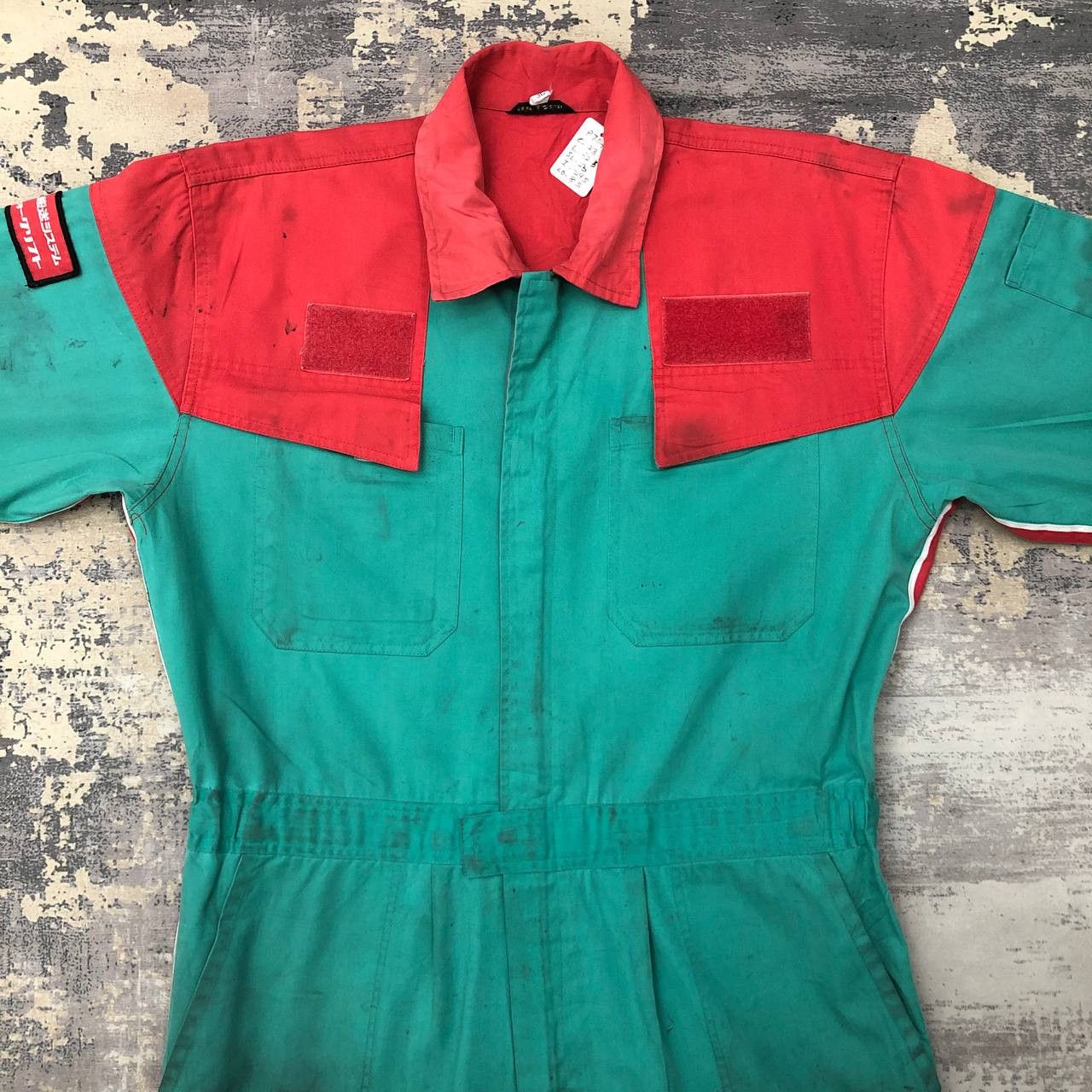 Japanese Brand P704 MITSUBISHI Nichiyu battery forklift Marusan COVERALLS Size US L / EU 52-54 / 3 - 4 Thumbnail