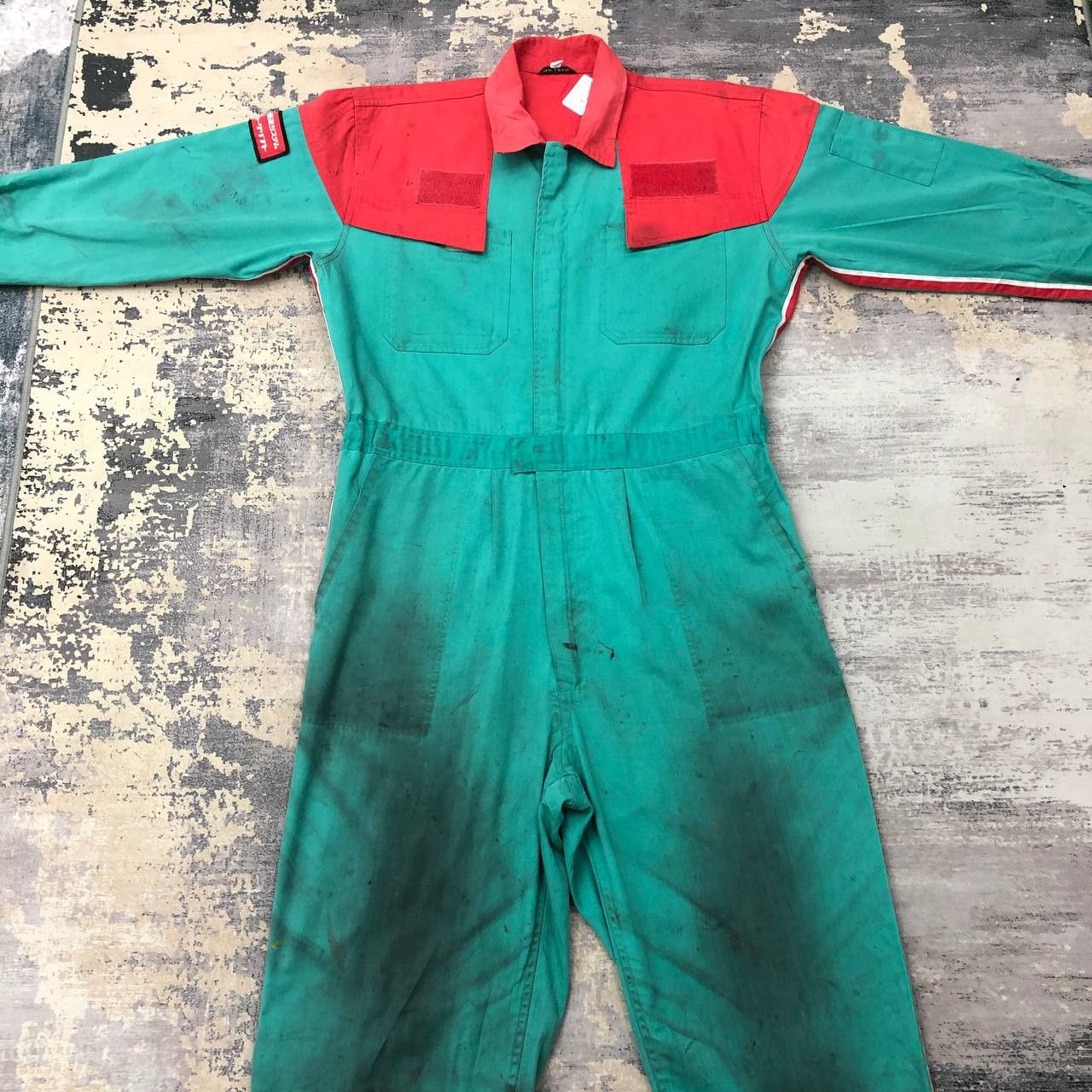 Japanese Brand P704 MITSUBISHI Nichiyu battery forklift Marusan COVERALLS Size US L / EU 52-54 / 3 - 3 Thumbnail