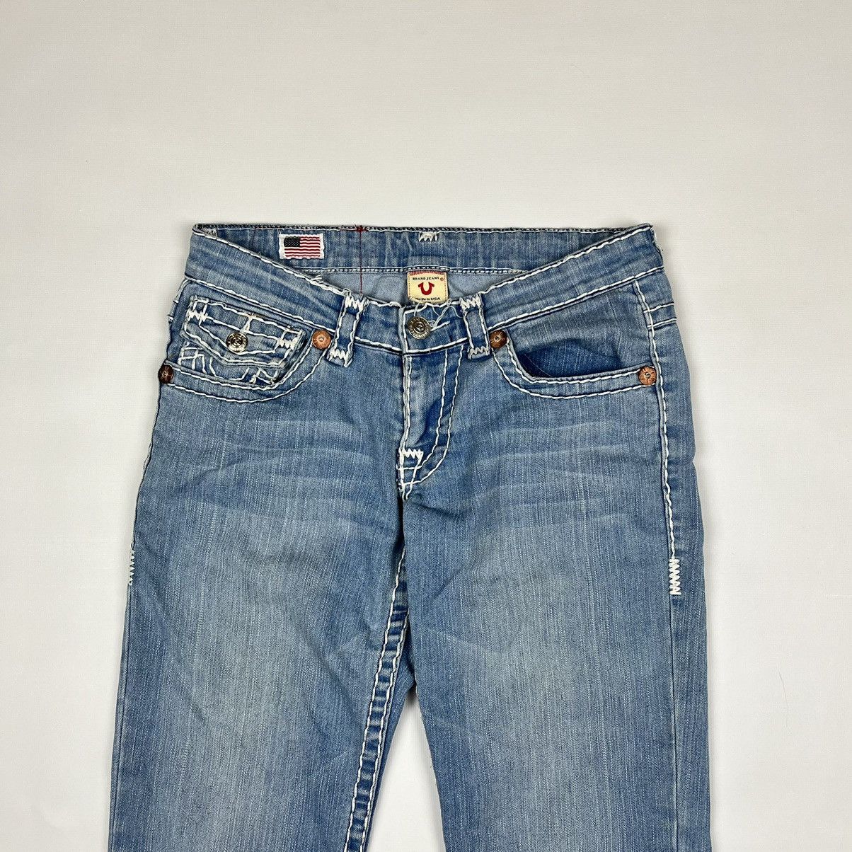 Japanese Brand × True Religion × Vintage Vintage True Religion Denim Jeans Pants Billy USA Size 29" - 6 Thumbnail