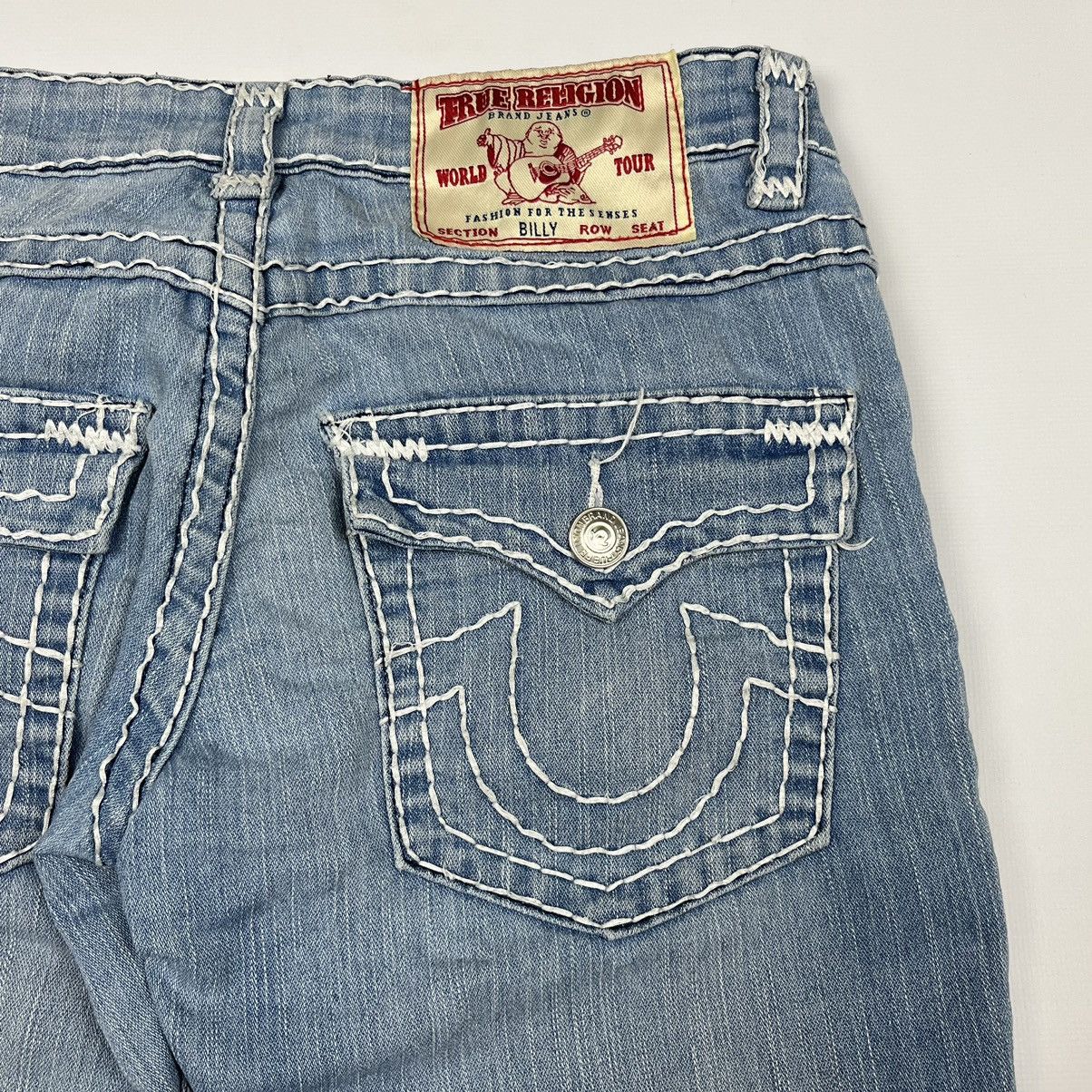 Japanese Brand × True Religion × Vintage Vintage True Religion Denim Jeans Pants Billy USA Size 29" - 4 Thumbnail