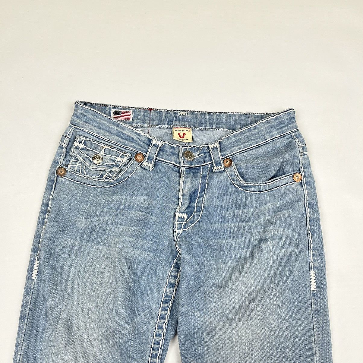 Japanese Brand × True Religion × Vintage Vintage True Religion Denim Jeans Pants Billy USA Size 29" - 12 Thumbnail