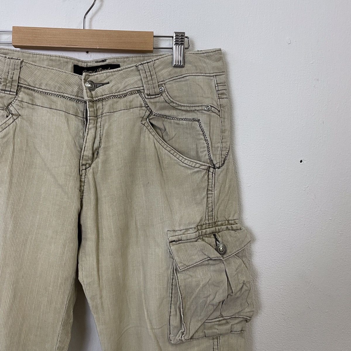 Camel Camel Road utility Multipocket Tactical Couduro Cargo Pants Size US 32 / EU 48 - 2 Thumbnail