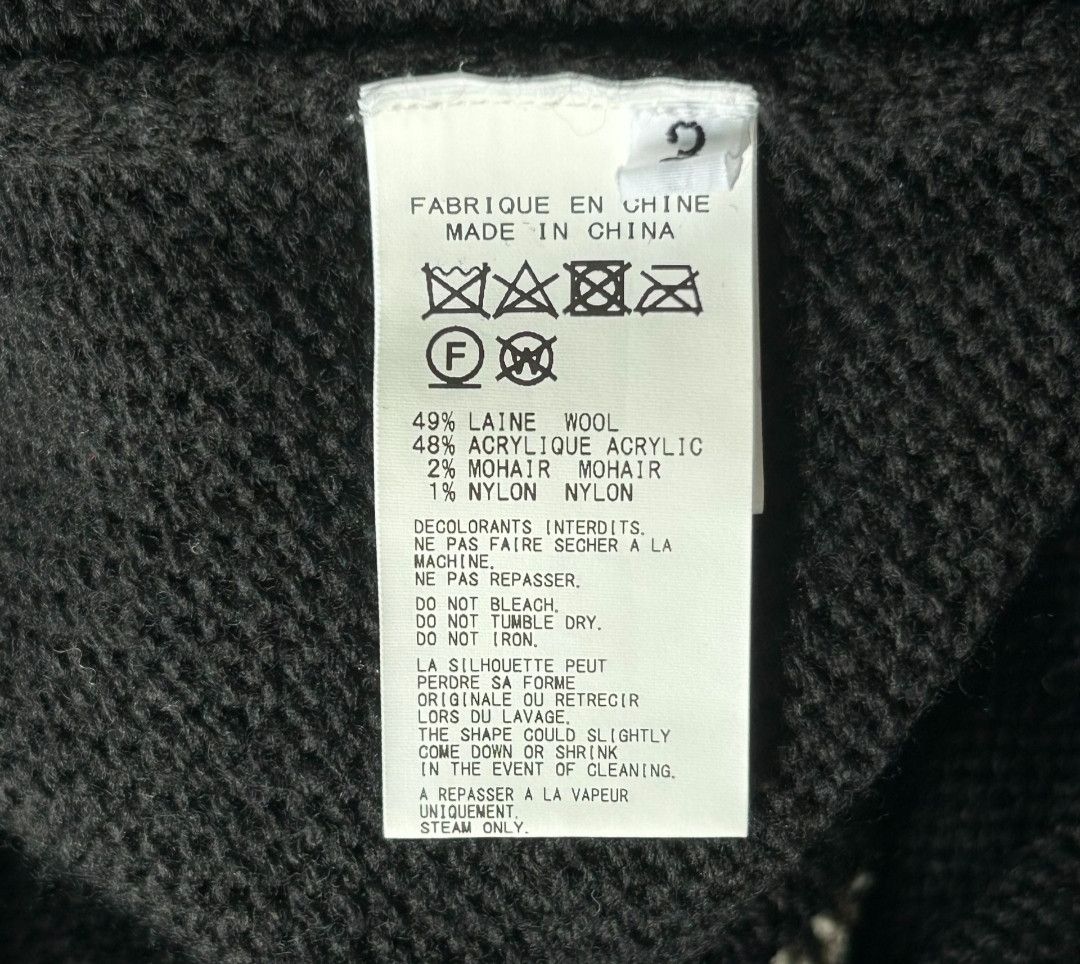 Yohji Yamamoto Yohji Yamamoto 22aw Bone&Apple Sweater Size US L / EU 52-54 / 3 - 6 Thumbnail