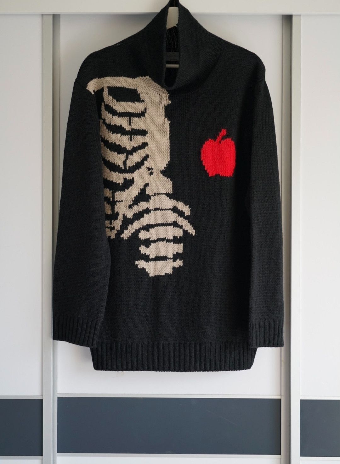 Yohji Yamamoto Yohji Yamamoto 22aw Bone&Apple Sweater Size US L / EU 52-54 / 3 - 1 Thumbnail
