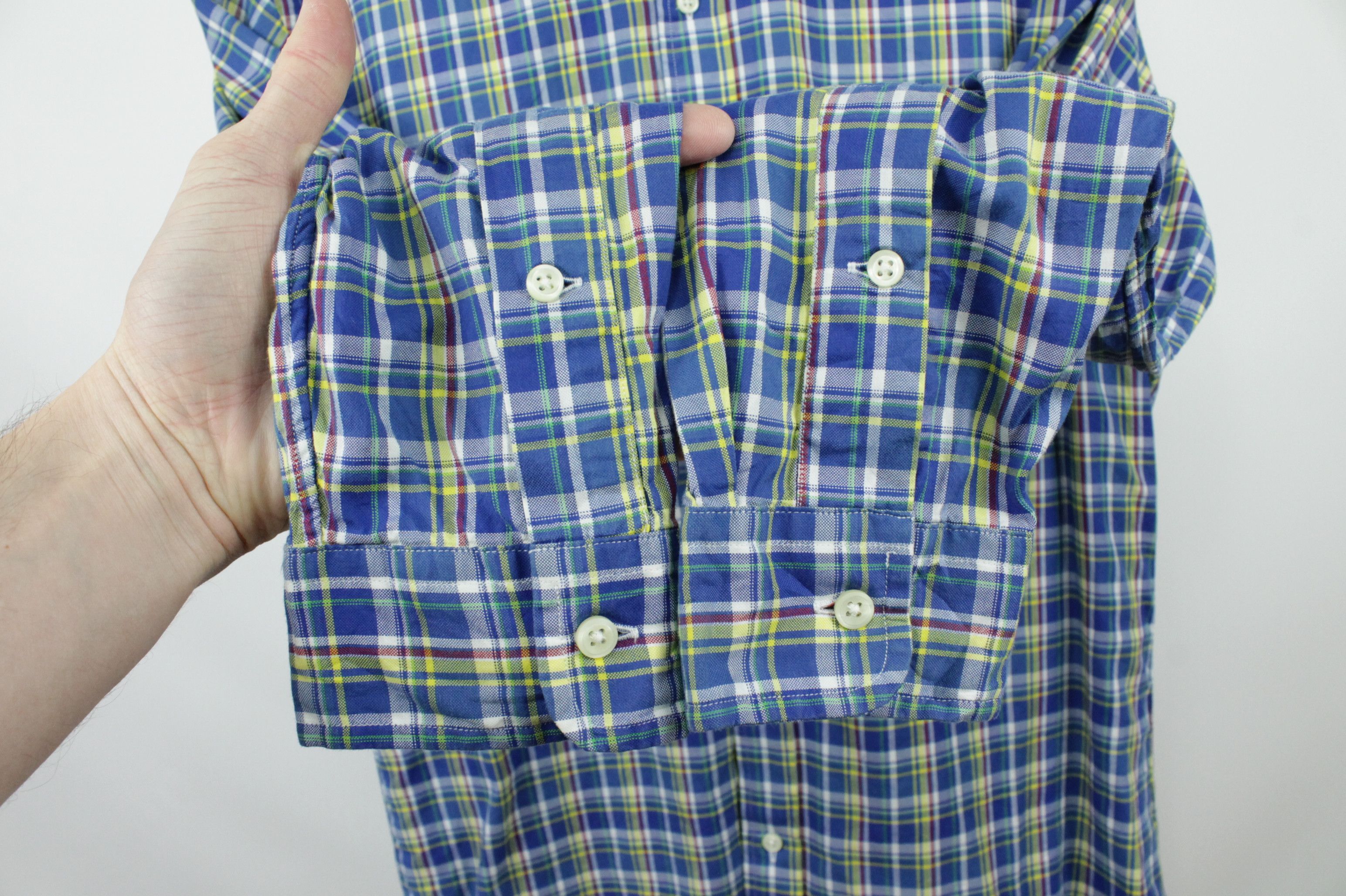 Polo Ralph Lauren × Ralph Lauren Polo Ralph Lauren Custom Fit Multicolor Checked Shirt Size US M / EU 48-50 / 2 - 5 Thumbnail