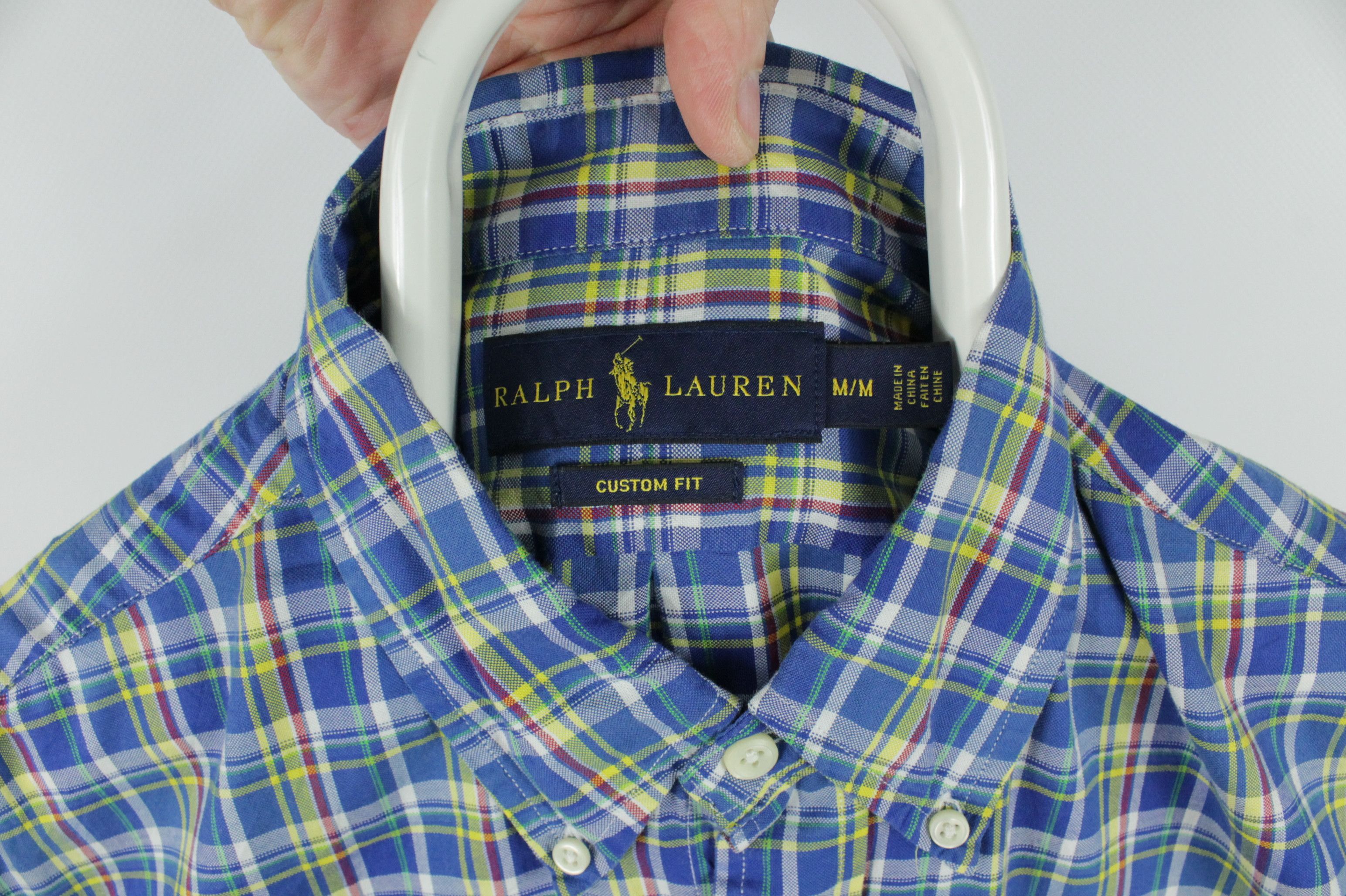 Polo Ralph Lauren × Ralph Lauren Polo Ralph Lauren Custom Fit Multicolor Checked Shirt Size US M / EU 48-50 / 2 - 3 Thumbnail