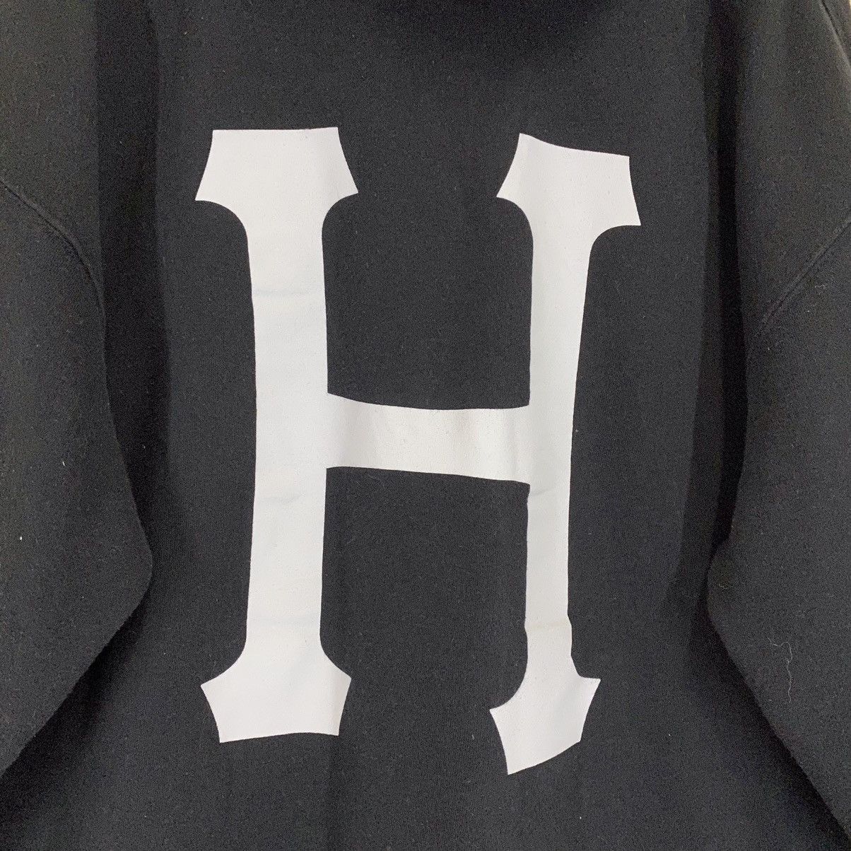 Huf × Vintage Vintage HUF Big Logo Made In Usa Pullover Hoodie Size L Size US L / EU 52-54 / 3 - 5 Thumbnail