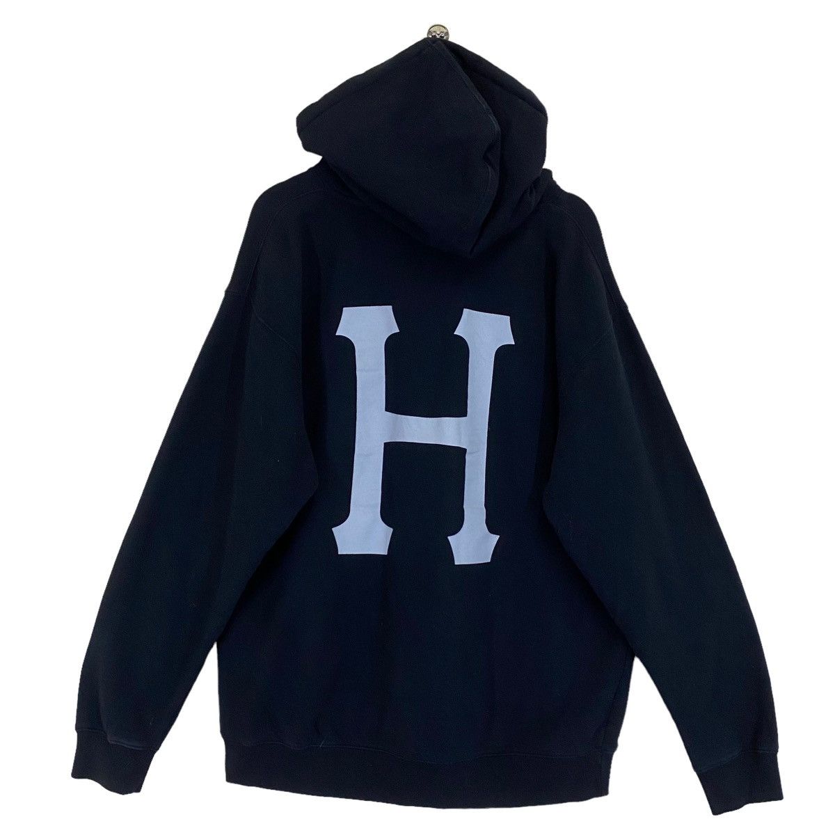 Vintage HUF Big Logo Made In Usa Pullover Hoodie Size L