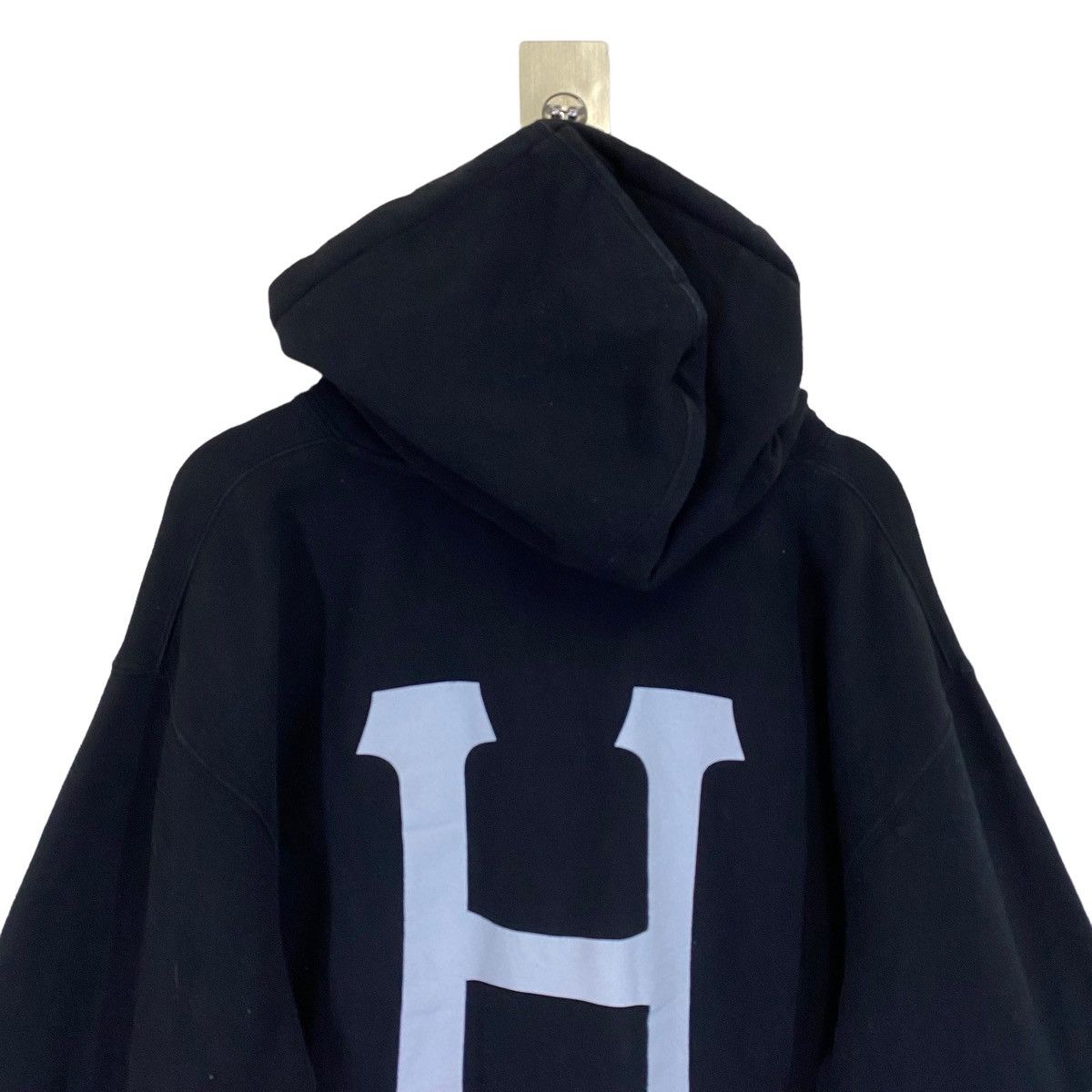 Huf × Vintage Vintage HUF Big Logo Made In Usa Pullover Hoodie Size L Size US L / EU 52-54 / 3 - 4 Thumbnail